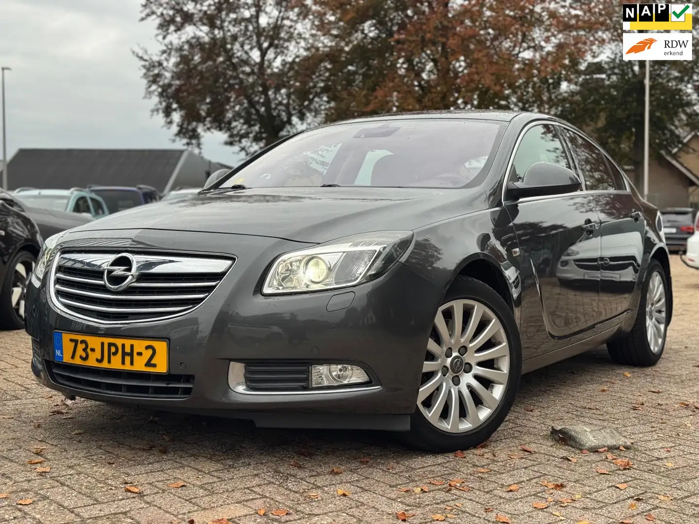 Opel Insignia 2.8 T Cosmo 4x4 AUTOMAAT NAP NAVI LEDER Gris - 1