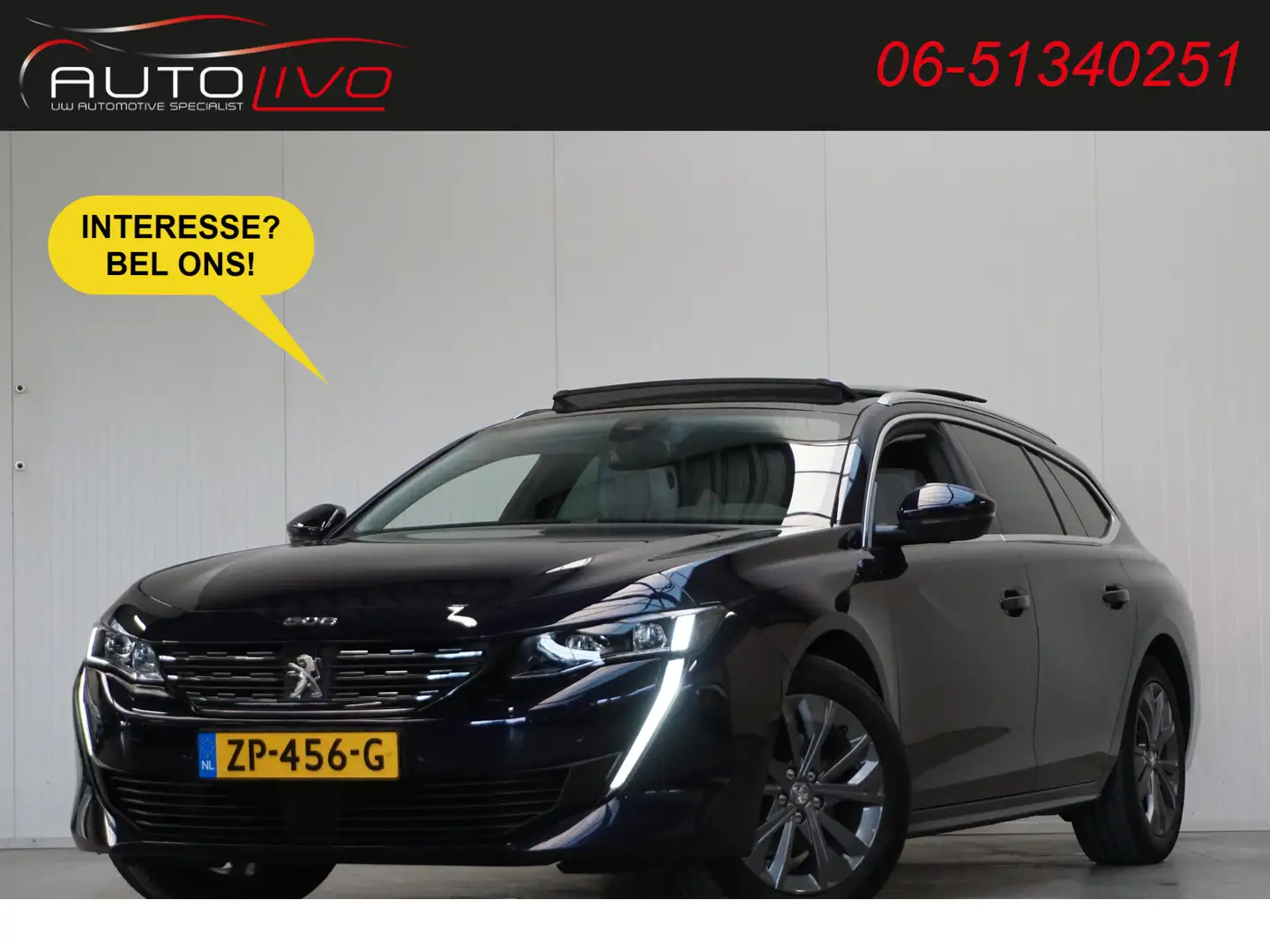 Peugeot 508 SW 1.5 BlueHDI Blue Lease Allure AUTOMAAT! LED G. Blau - 1