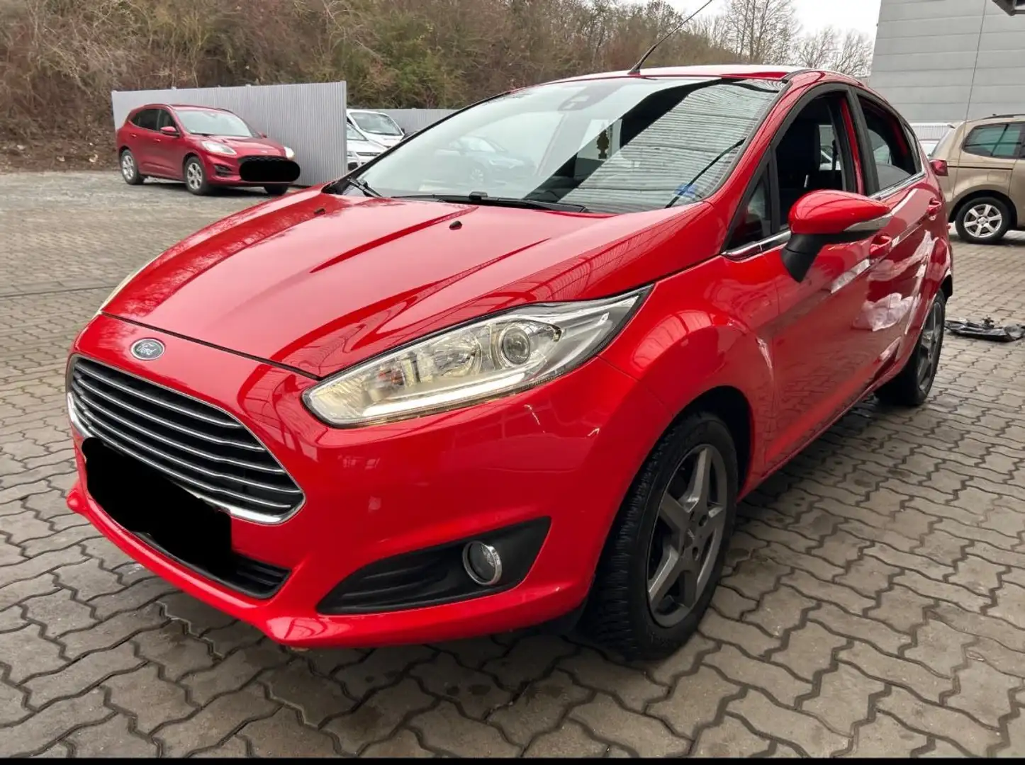 Ford Fiesta Titanium AHK ALU TÜV 09/2027 Rot - 1
