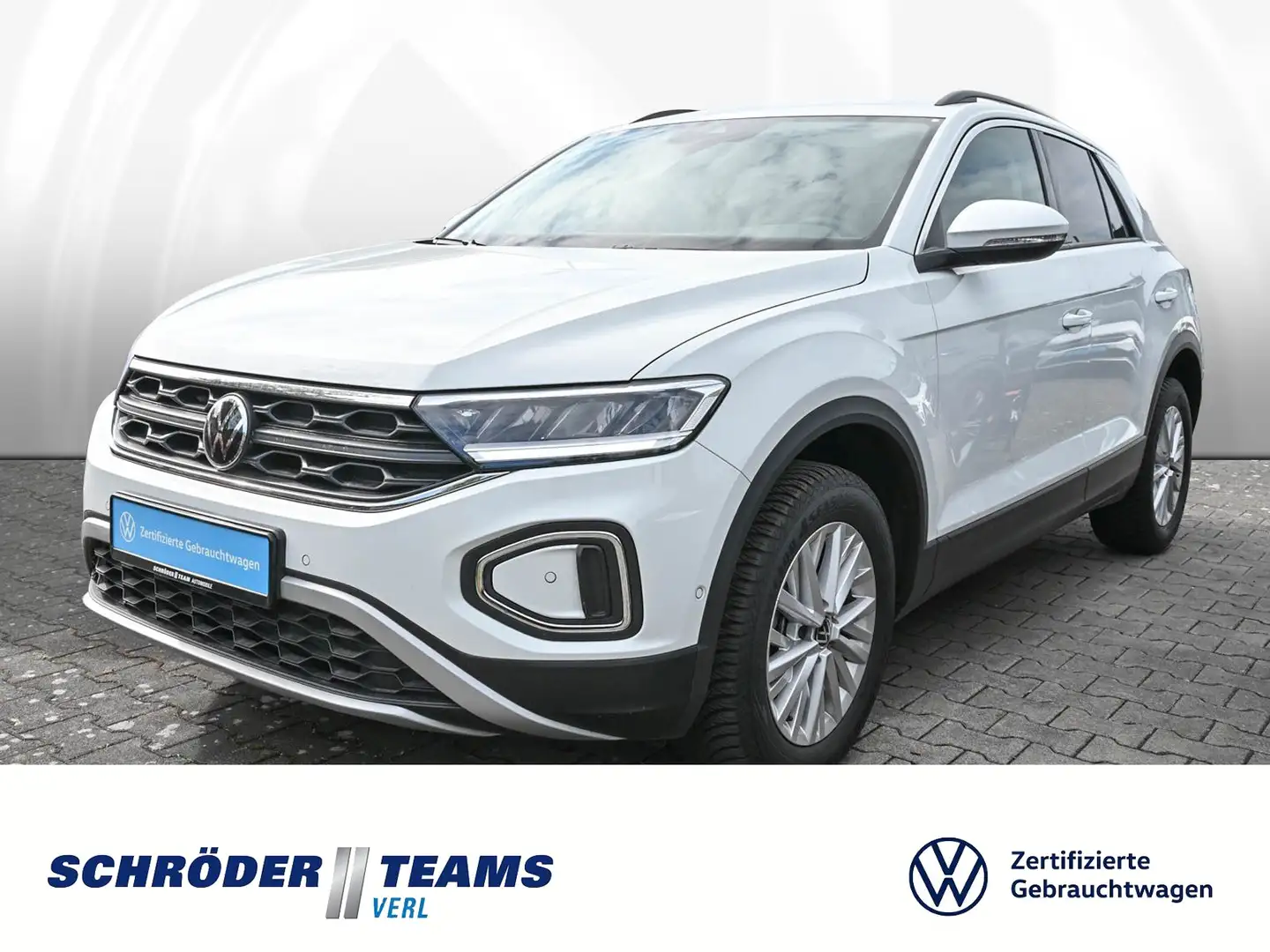 Volkswagen T-Roc 1.0 TSI Life Navi*LED*SHZ*PDC*Digitalcockpit Bianco - 1