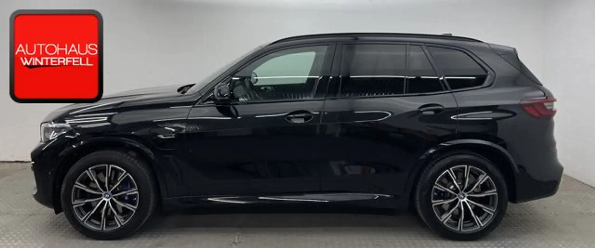 BMW X5 xDrive 45e M SPORT 2-ACHS-LUFT+AHK+MEMO+HUD+ Schwarz - 2