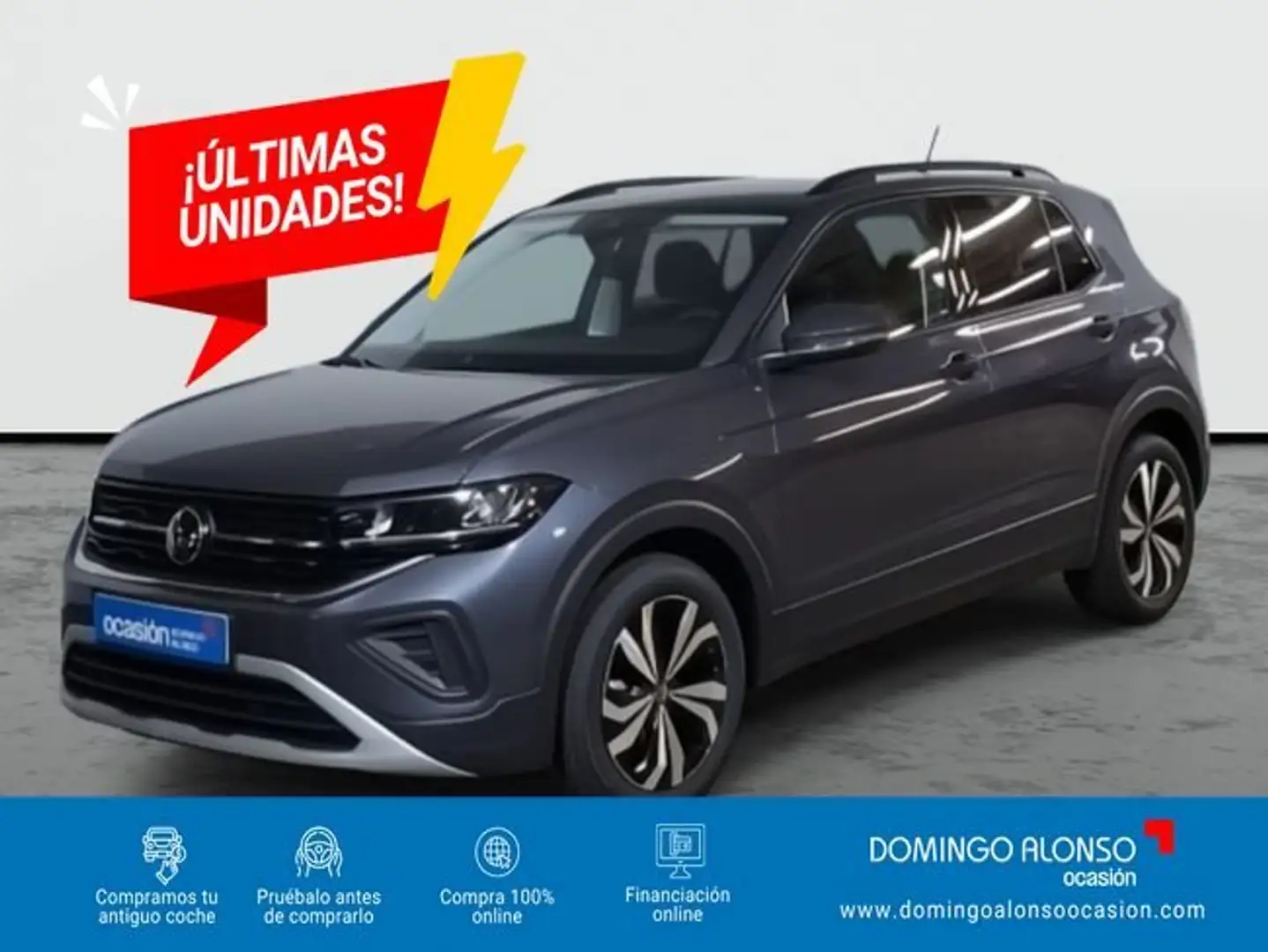 Volkswagen T-Cross 1.0 TSI Más 70kW Gris - 1
