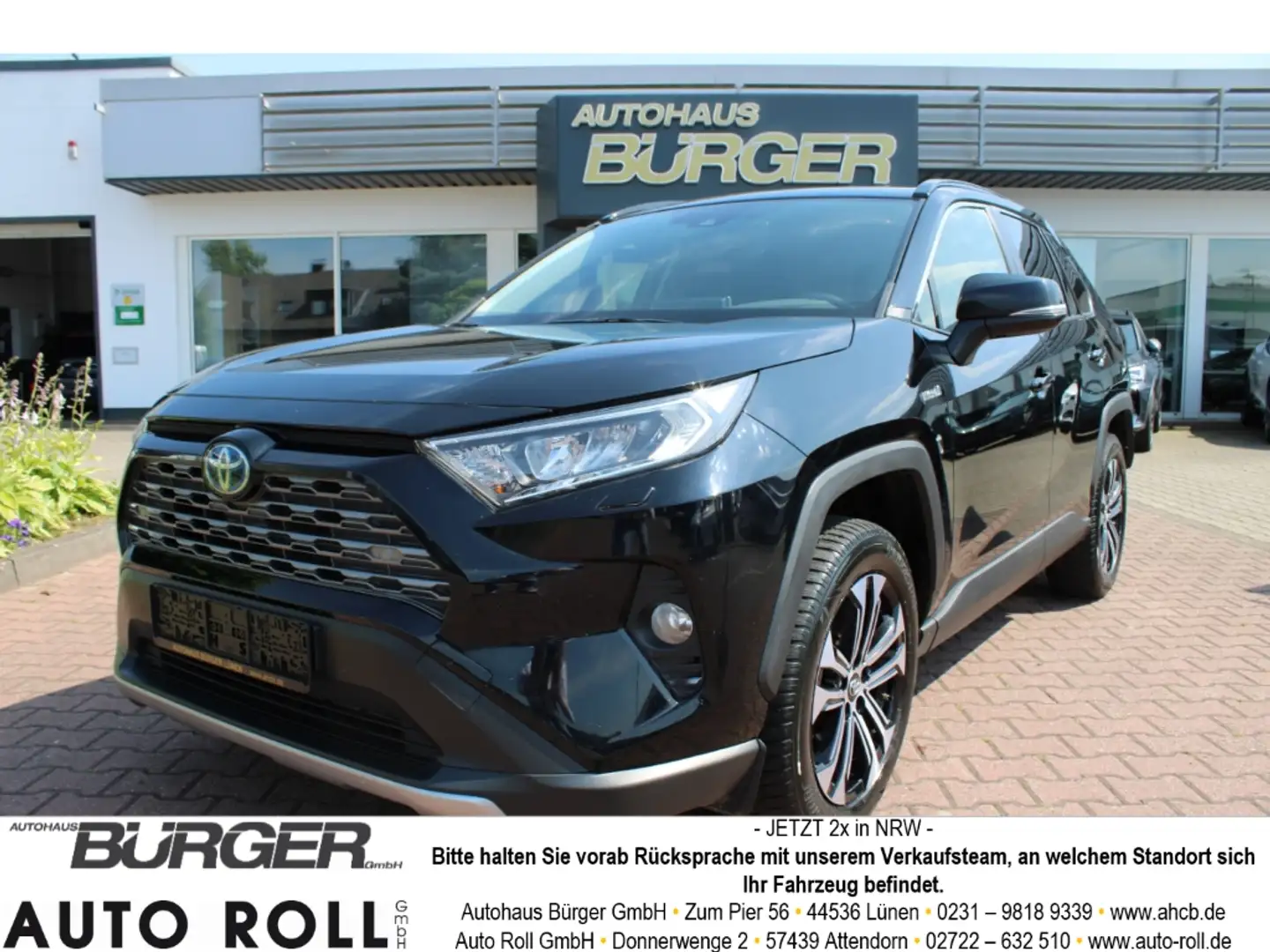 Toyota RAV 4 Hybrid 4x2 Team Deutschland 2.5 VVT-i Navi LED ACC Schwarz - 1