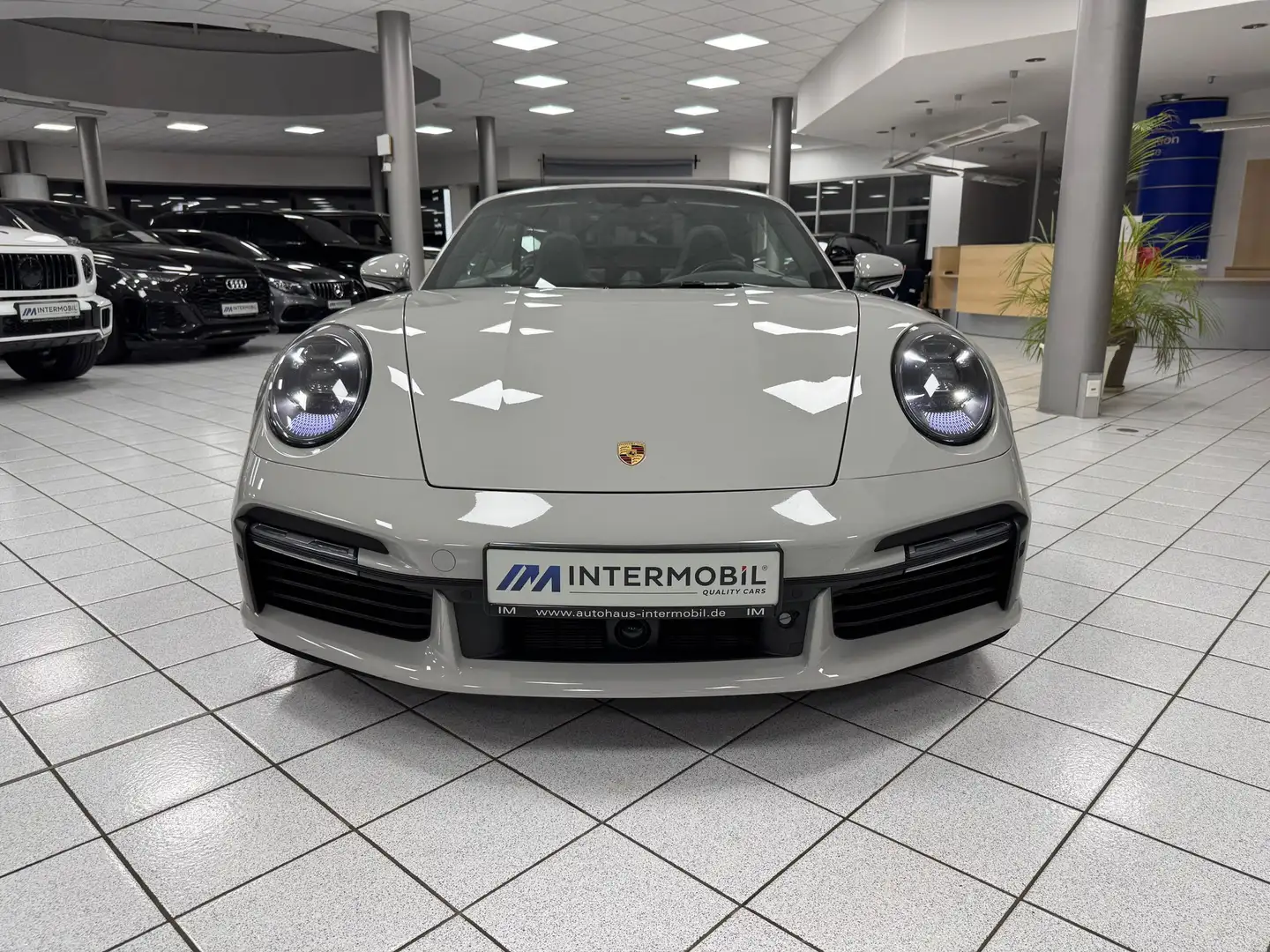 Porsche 992 911 Turbo S Cabrio*CHRONO*PCCB*PASM*NACHT* Grau - 2