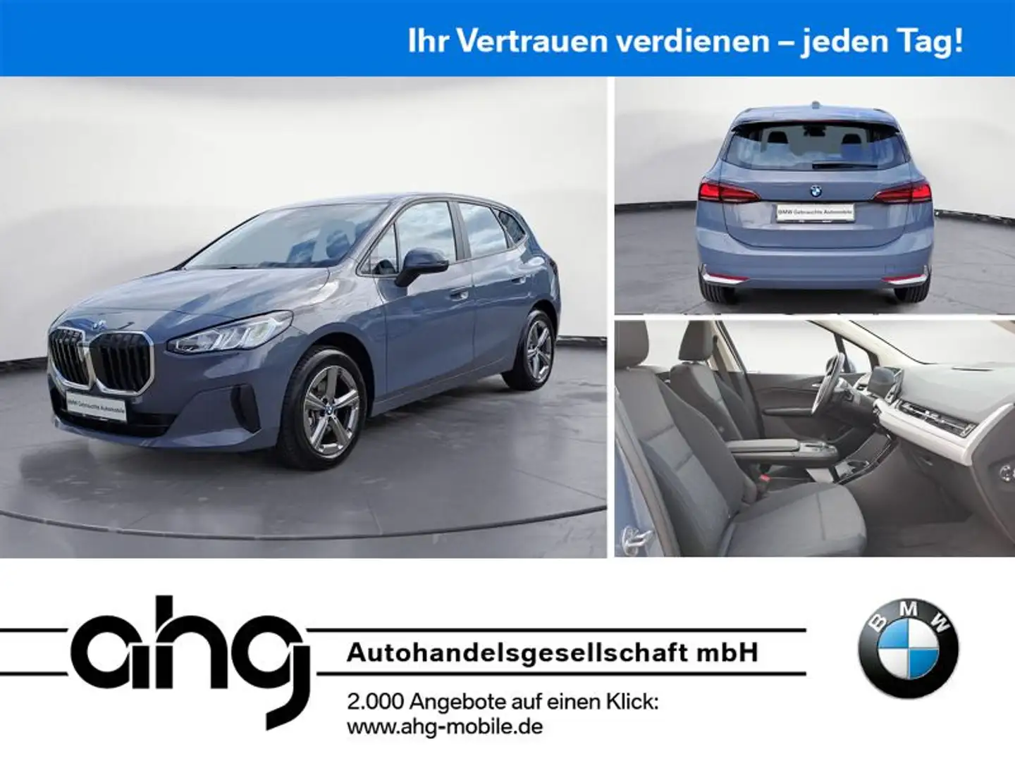 BMW 220 Steptronic DCT AHK Navi LED P Grau - 1