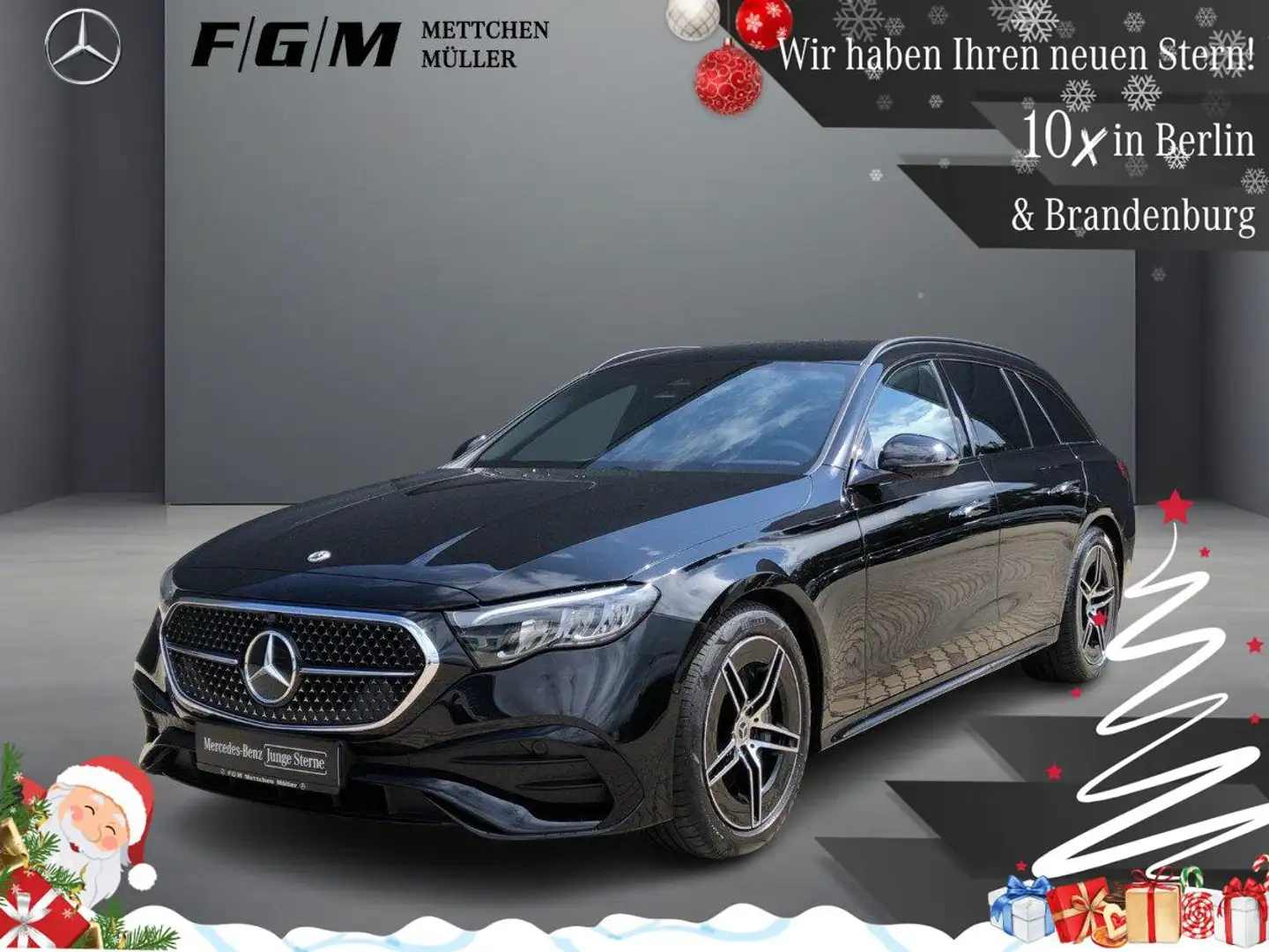 Mercedes-Benz E 200 T AMG Advanced KeyGo|TWA|AHK|Night|Sitzhz Schwarz - 1