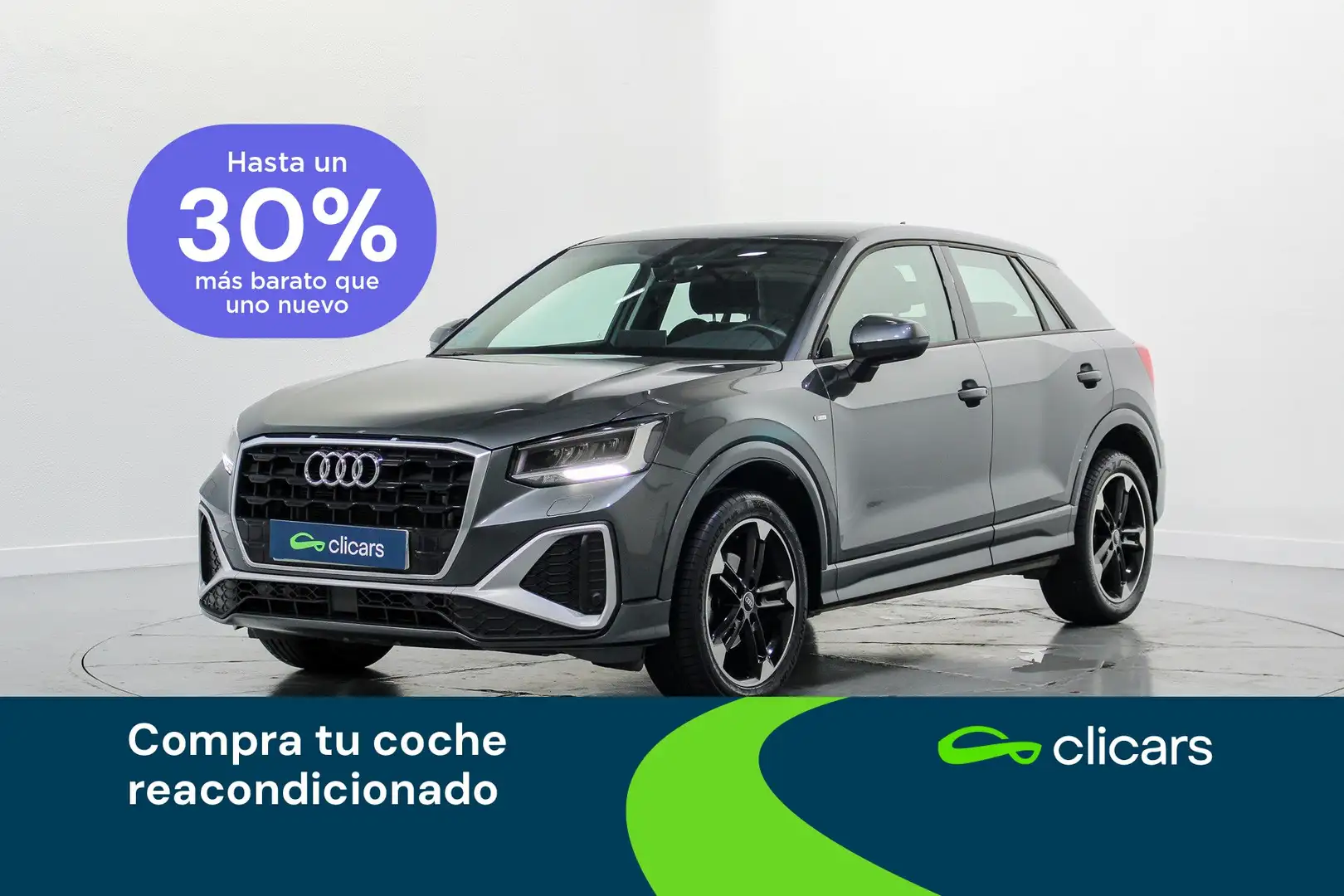 Audi Q2 35 TFSI S line S tronic 110kW Gris - 1