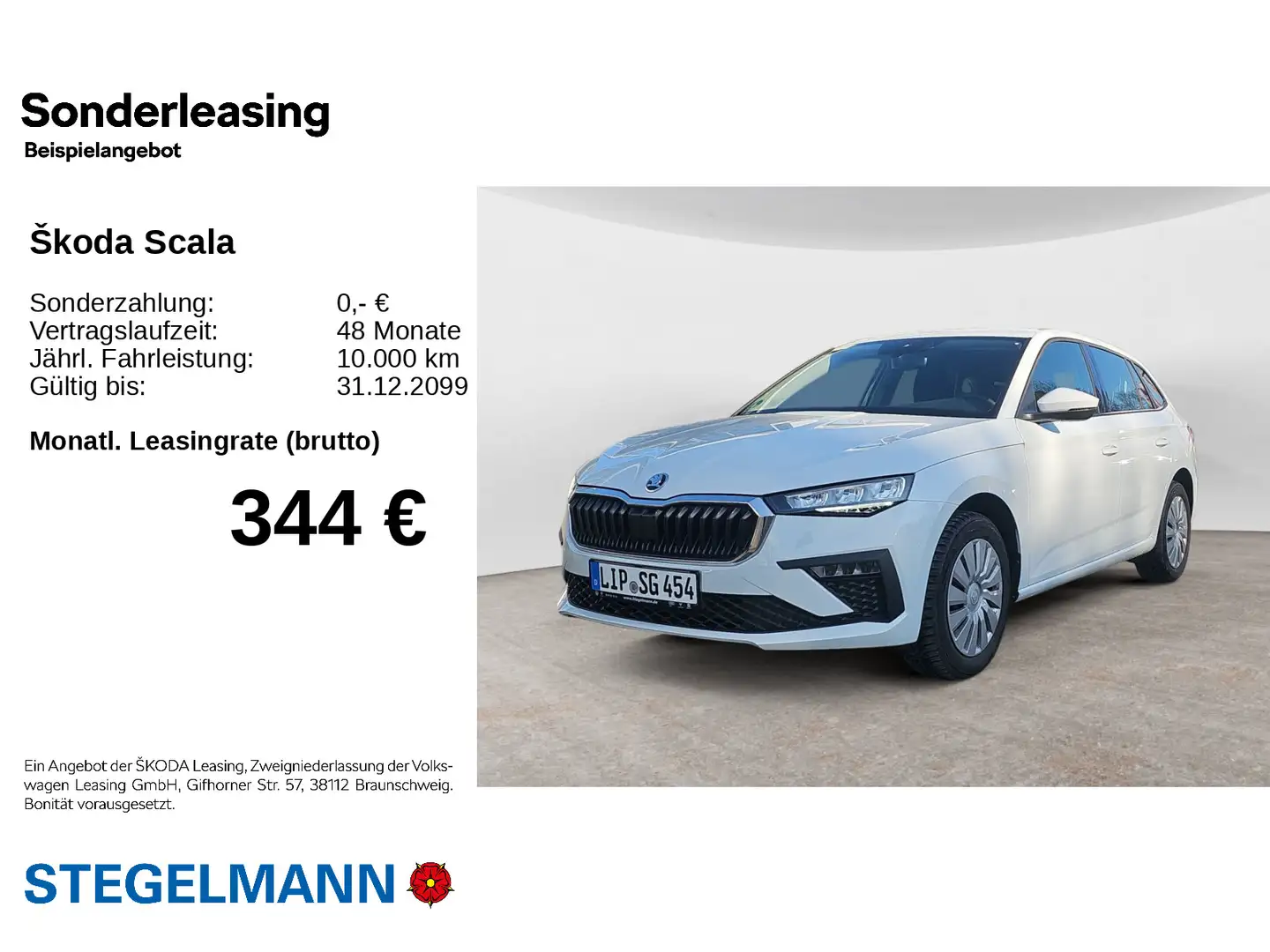 Skoda Scala 1.0 TSI DSG Essence Weiß - 2
