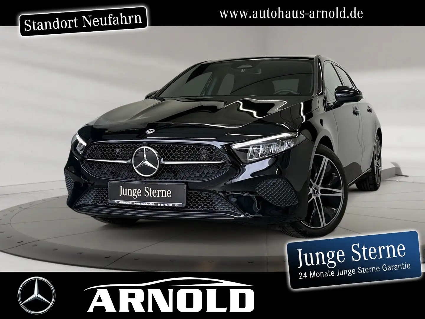 Mercedes-Benz A 200 A 200 Progressive AHK Night.-P Navi LED Kamera BC Noir - 1