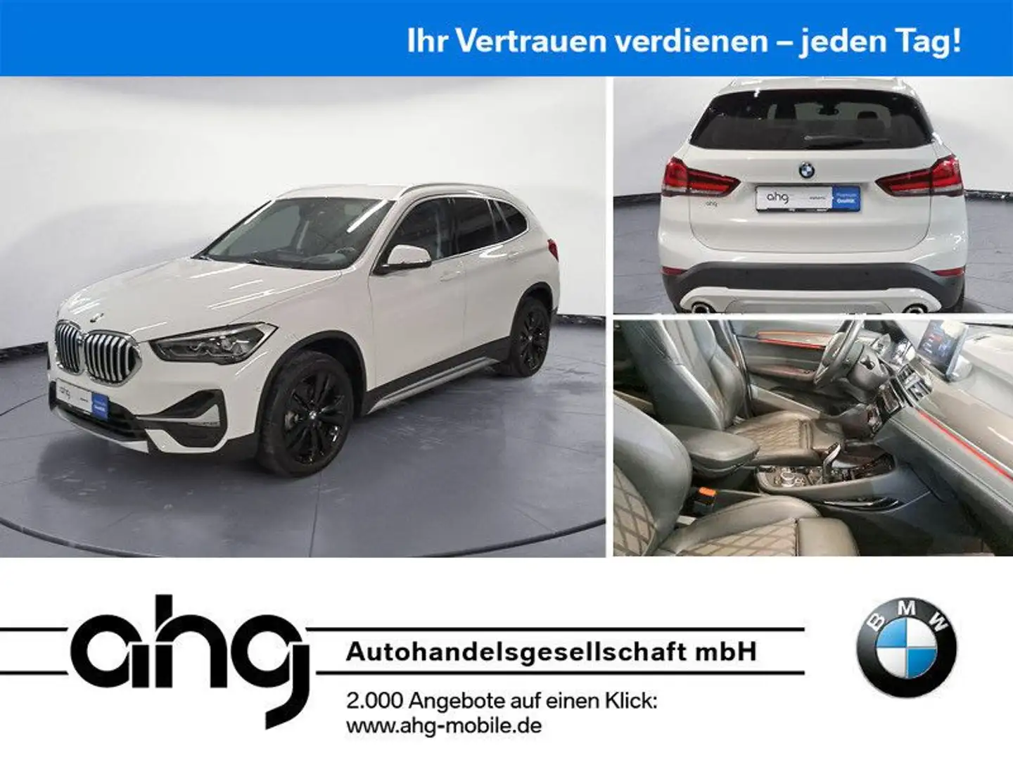 BMW X1 xDrive18d x-Line *LED*PDC*DAB*HUD*NavigationP Weiß - 1