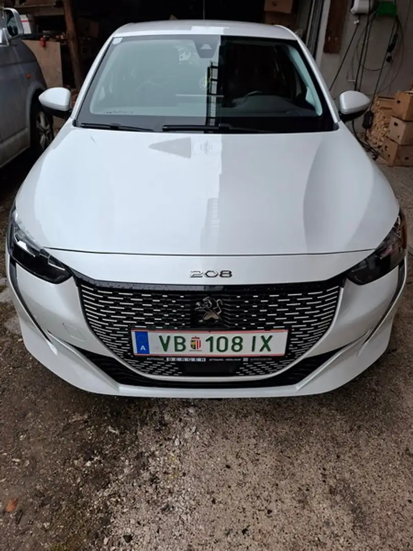 Peugeot e-208 136 Allure Weiß - 2