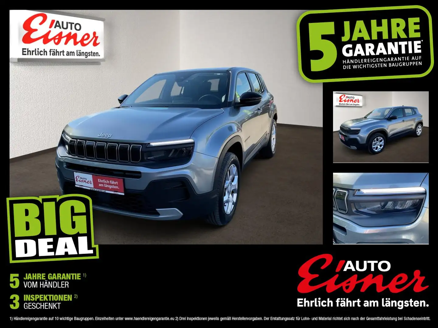 Jeep Avenger 1.2 GSE T3 ALTITUDE Grau - 1