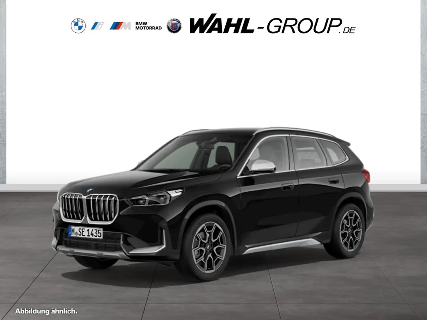 BMW X1 sDrive18i XLINE DKG AHK NAVI LED ALARM DAB   KOMFO Schwarz - 1