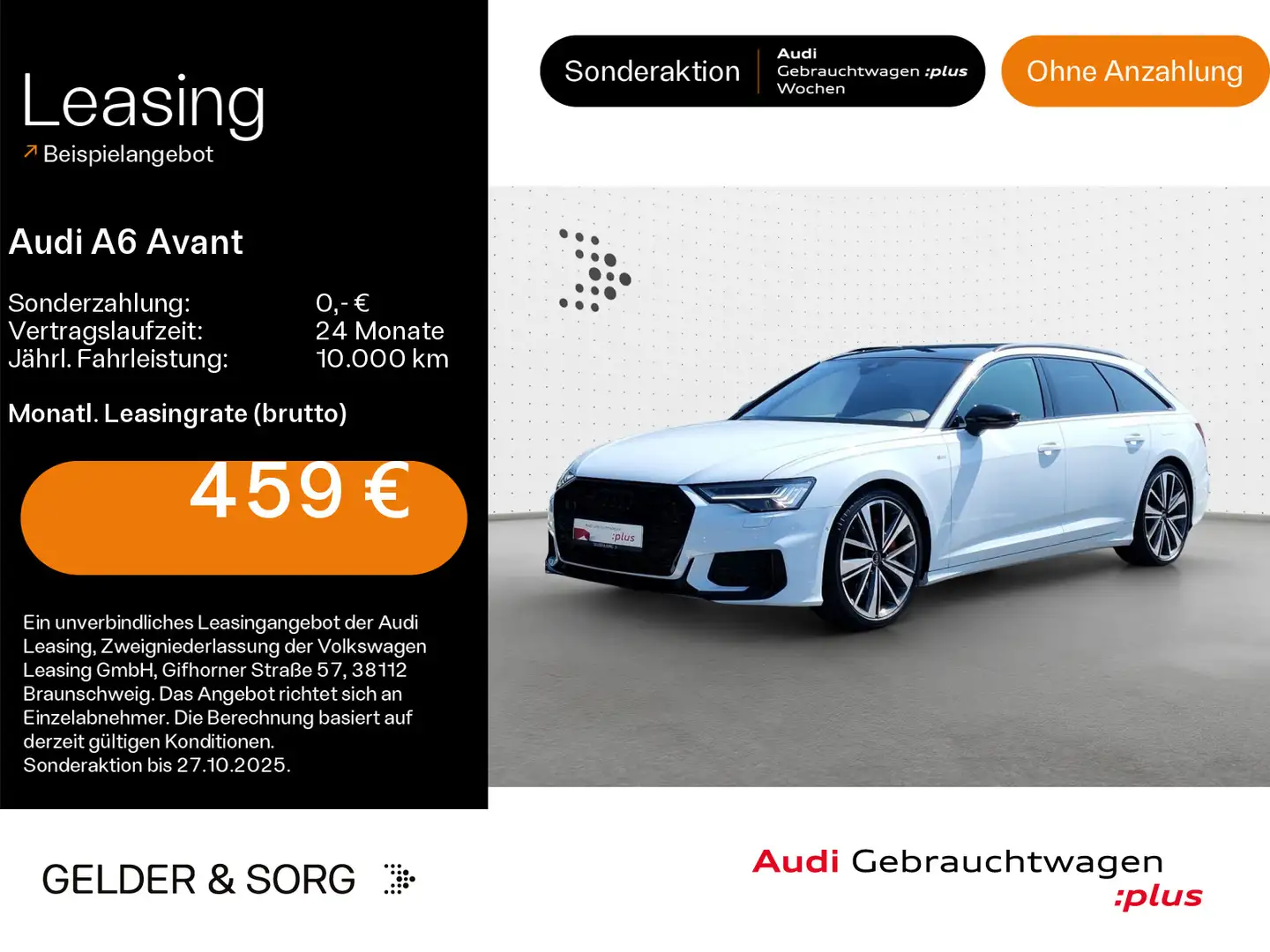 Audi A6 55 TFSI e qu. S line*HDMatrix*B&O*AHK Weiß - 1