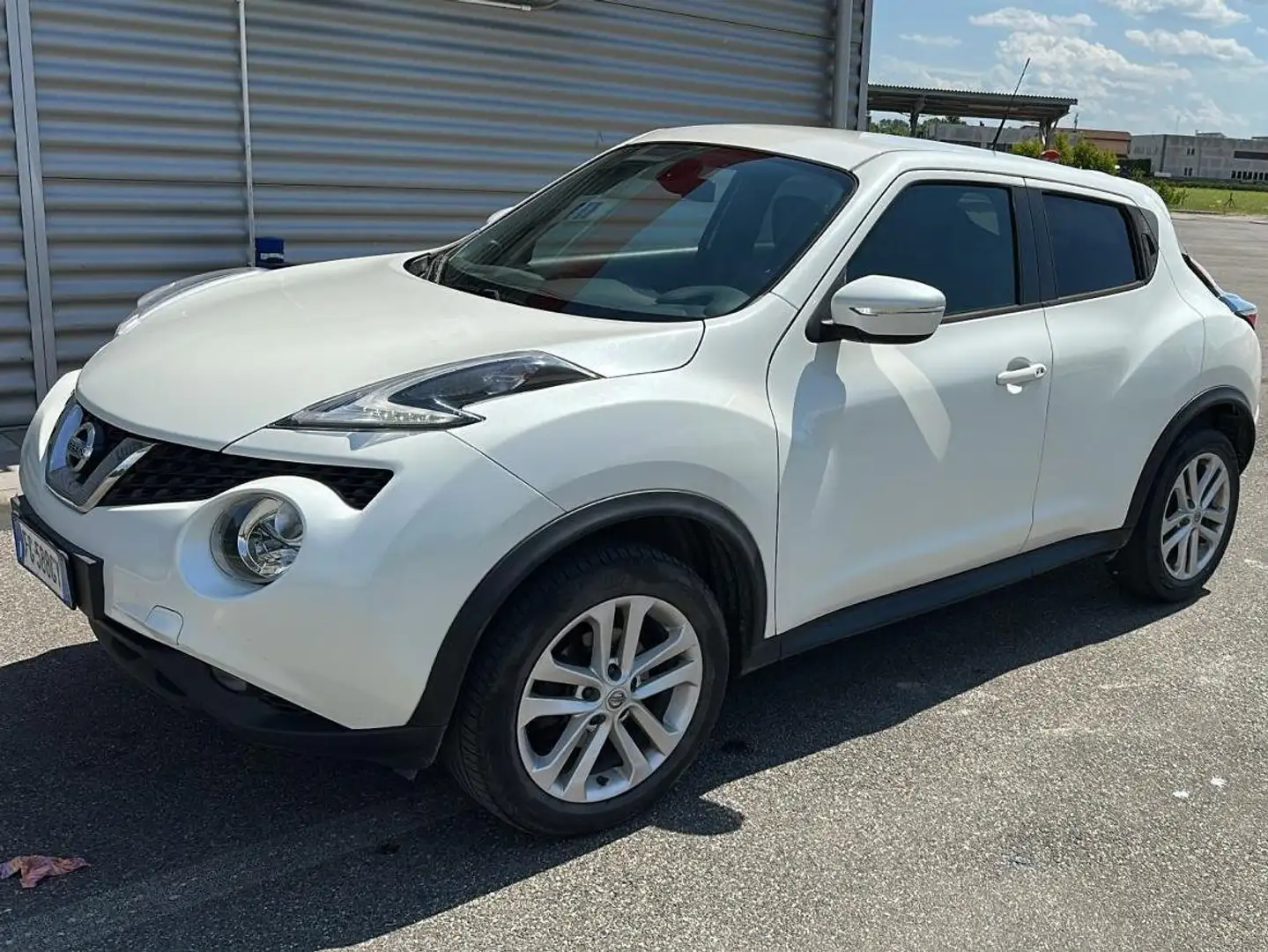 Nissan Juke Juke I 2015 1.5 dci Tekna c/pelle 110cv E6 Bianco - 2