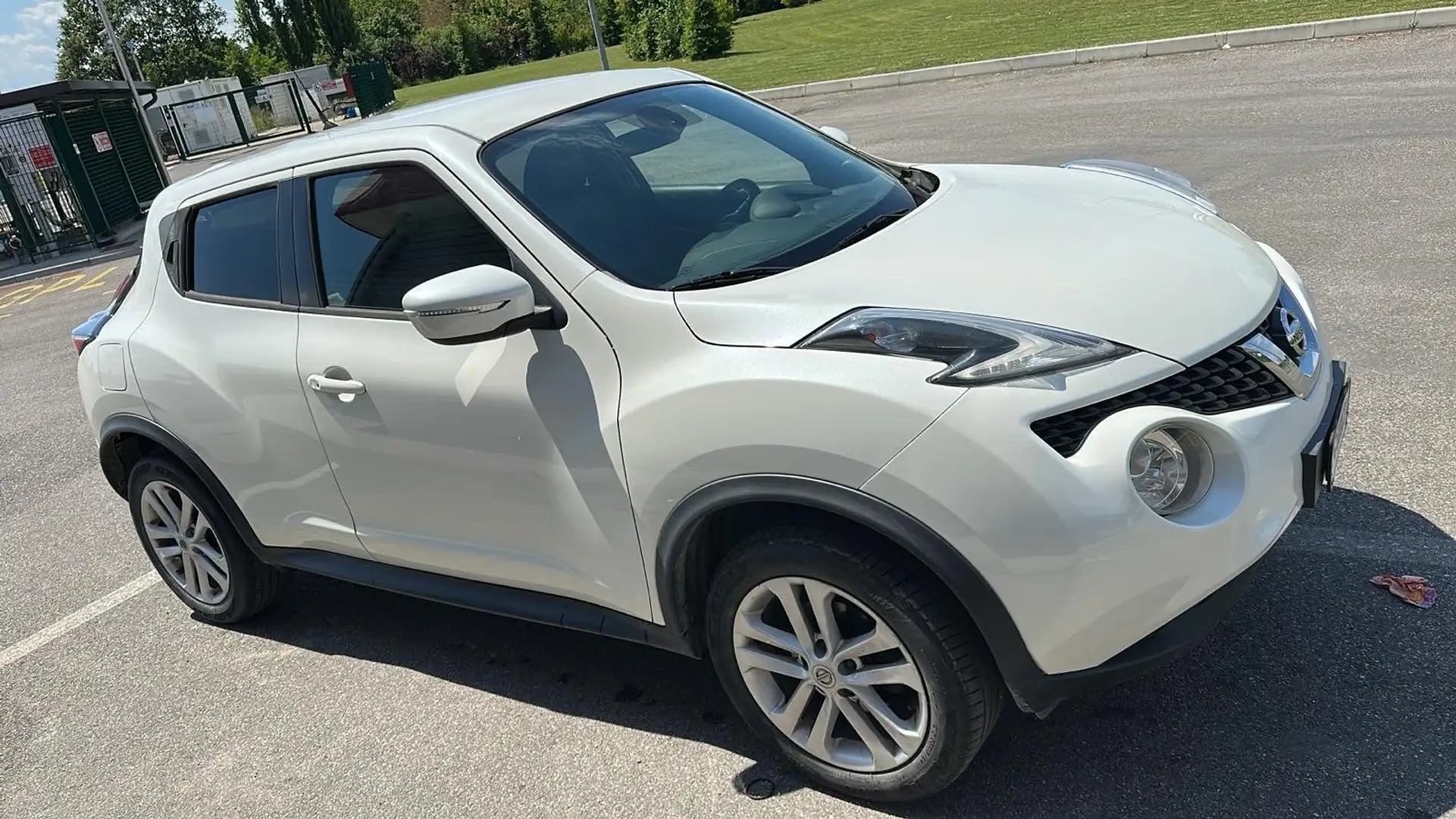 Nissan Juke Juke I 2015 1.5 dci Tekna c/pelle 110cv E6 Bianco - 1