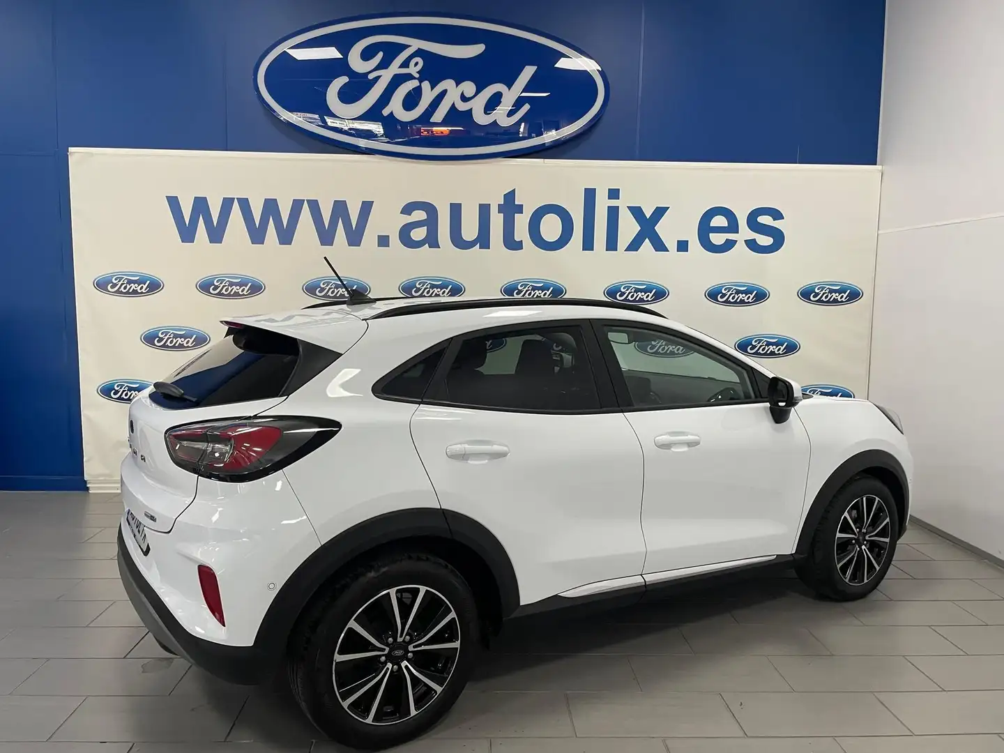 Ford Puma 1.0 EcoBoost MHEV Titanium Design 125 Blanc - 2