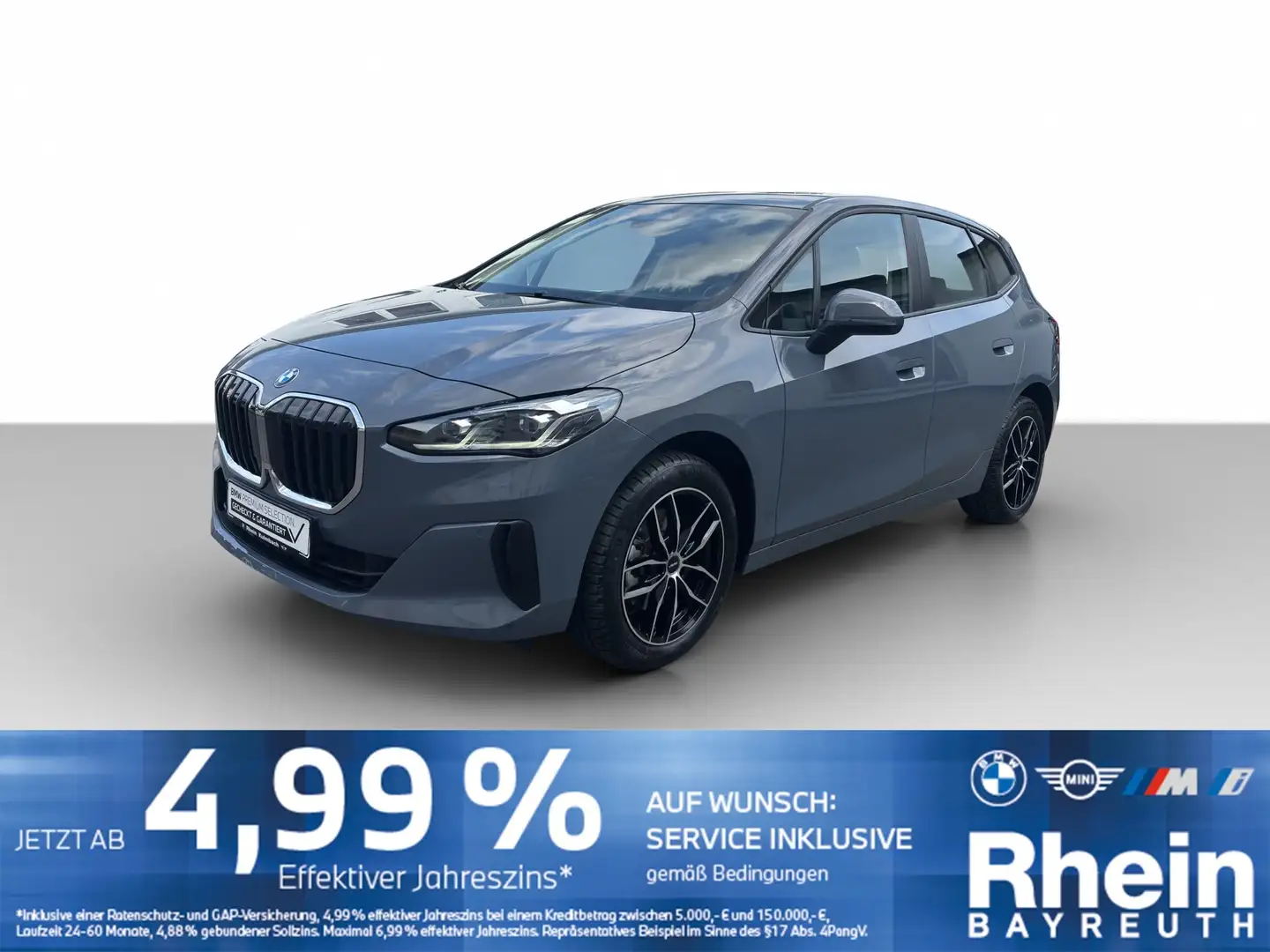 BMW 220 i Active Tourer Navi AdapLED HUD ACC Hifi GSD Navi Gris - 1