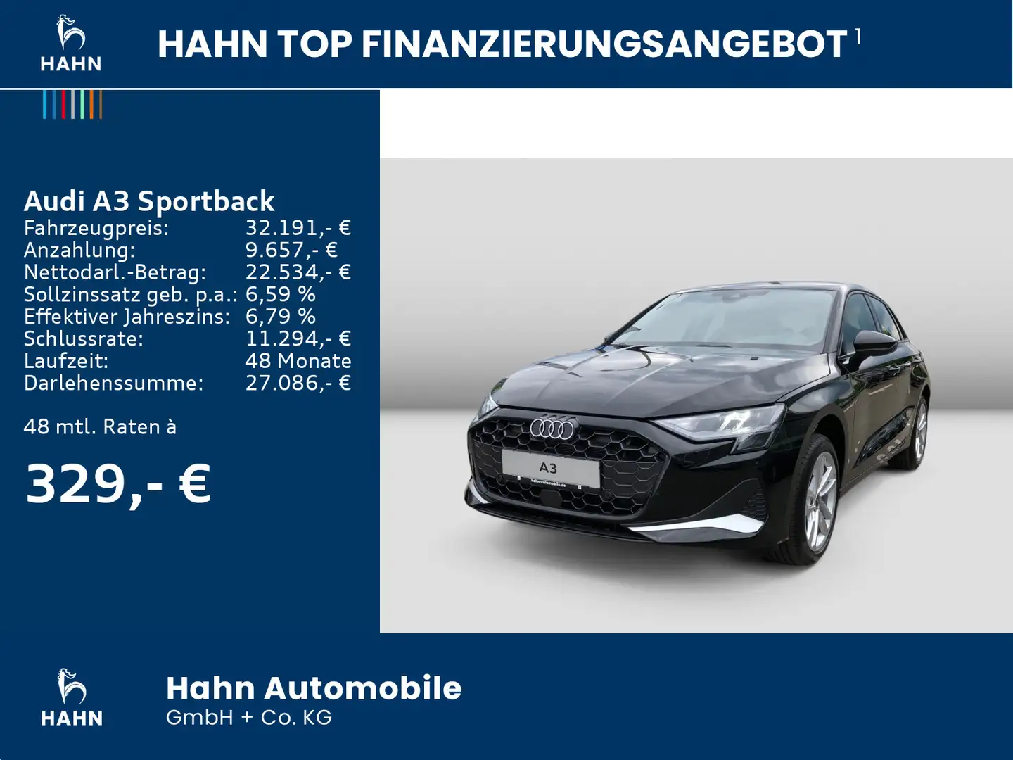 Audi A3 advanced 30 TFSI Nero - 2