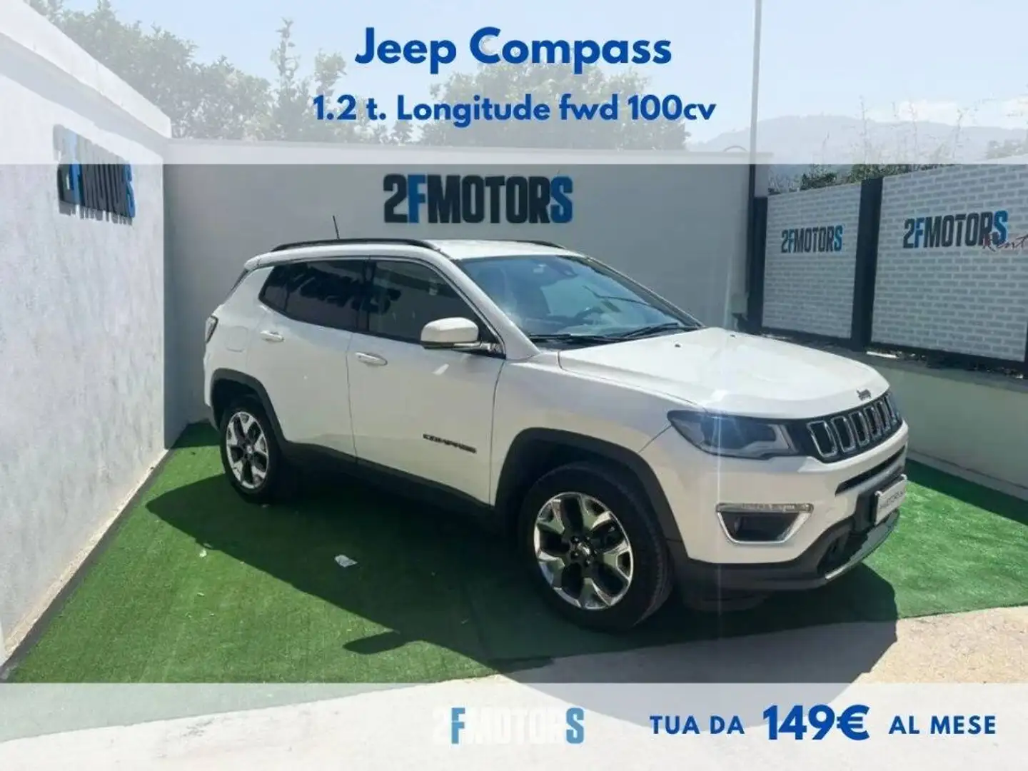 Jeep Compass 2.0 mjt Limited 4wd 140cv auto Bianco - 1