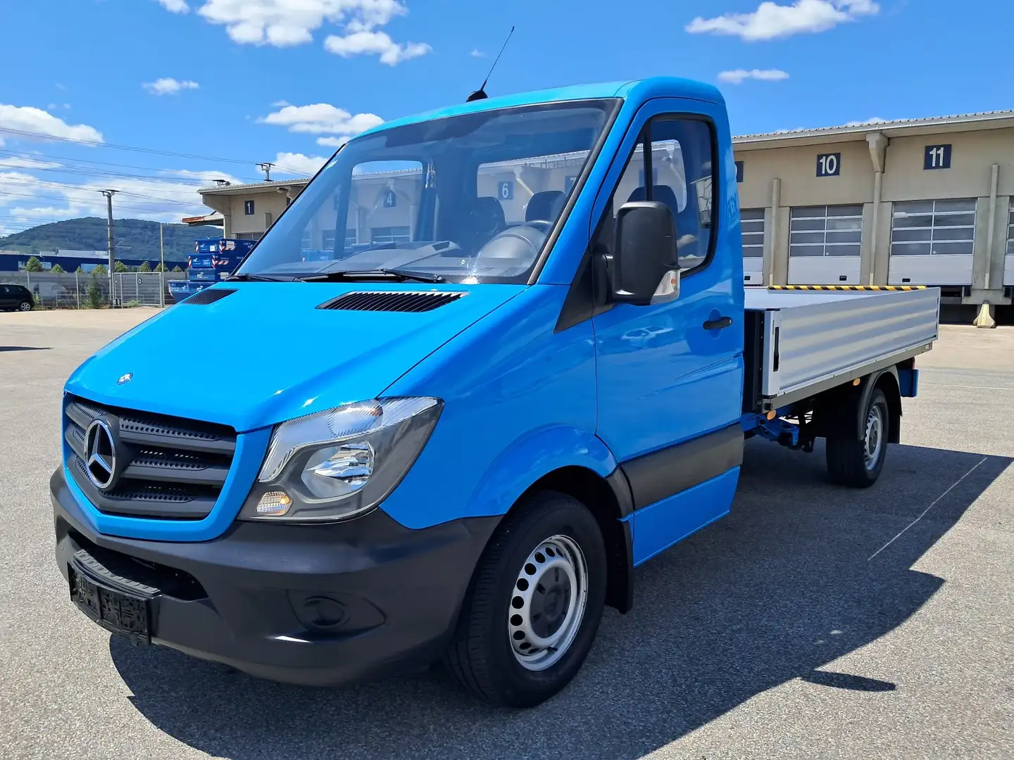 Mercedes-Benz Sprinter 310 CDI mit Ahk | 3.45 m Ladefläche Blau - 1