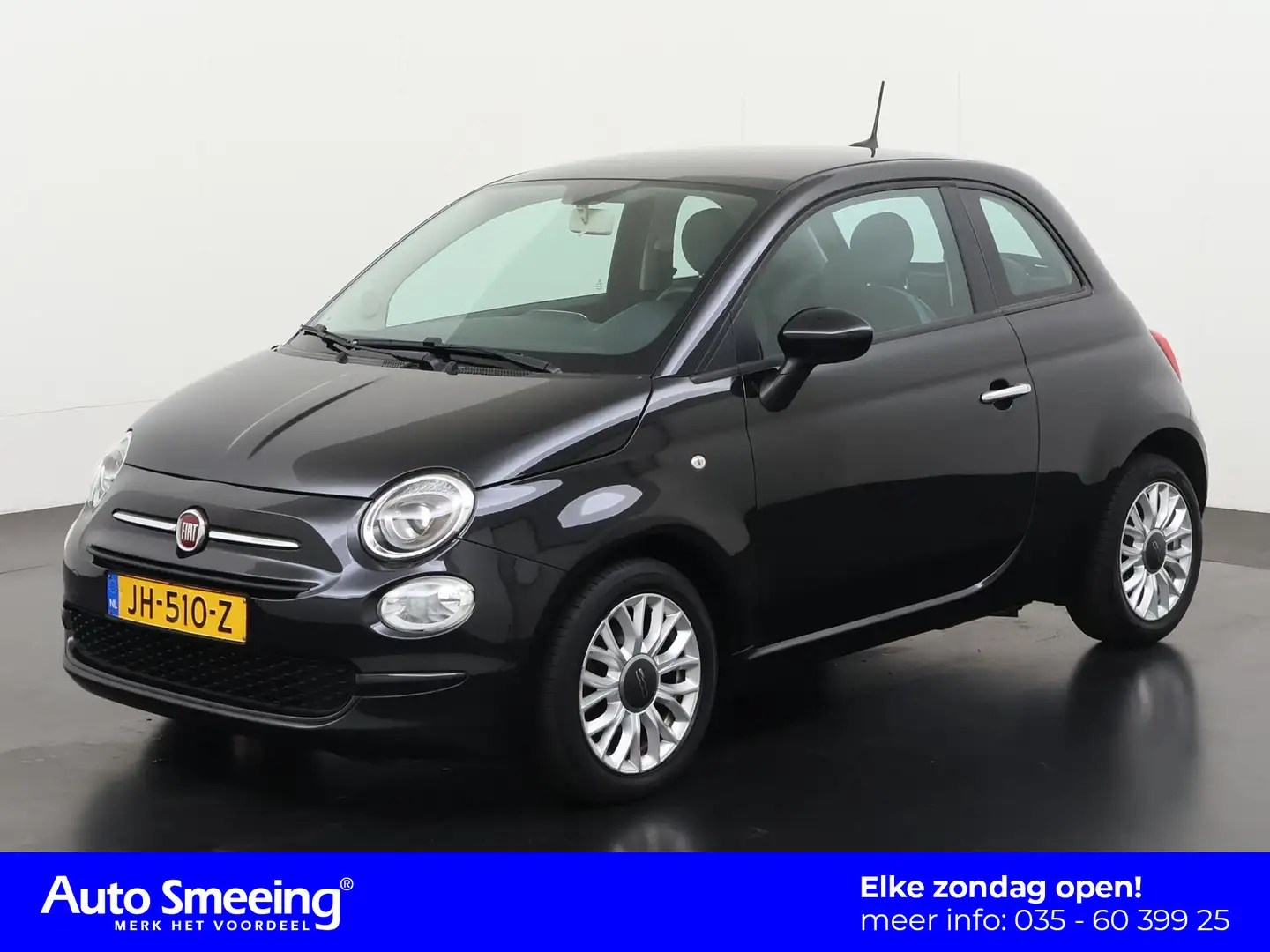 Fiat 500 0.9 TwinAir Turbo Popstar Automaat | Lichtmetalen Noir - 1