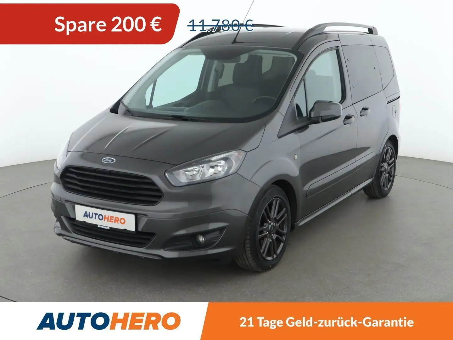 Ford Tourneo Courier 1.0 EcoBoost Sport*PDC*SHZ*AHK*KLIMA*GARANTIE* Grau - 1