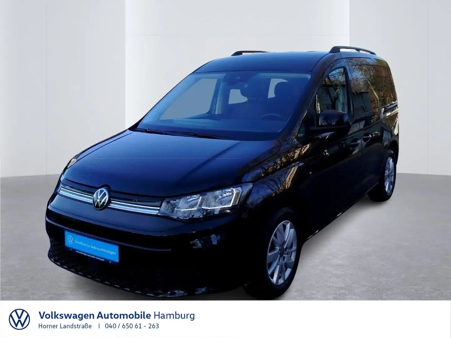Volkswagen Caddy Life 2.0 TDI DSG Sitzheizung Einparkhilfe Schwarz - 1