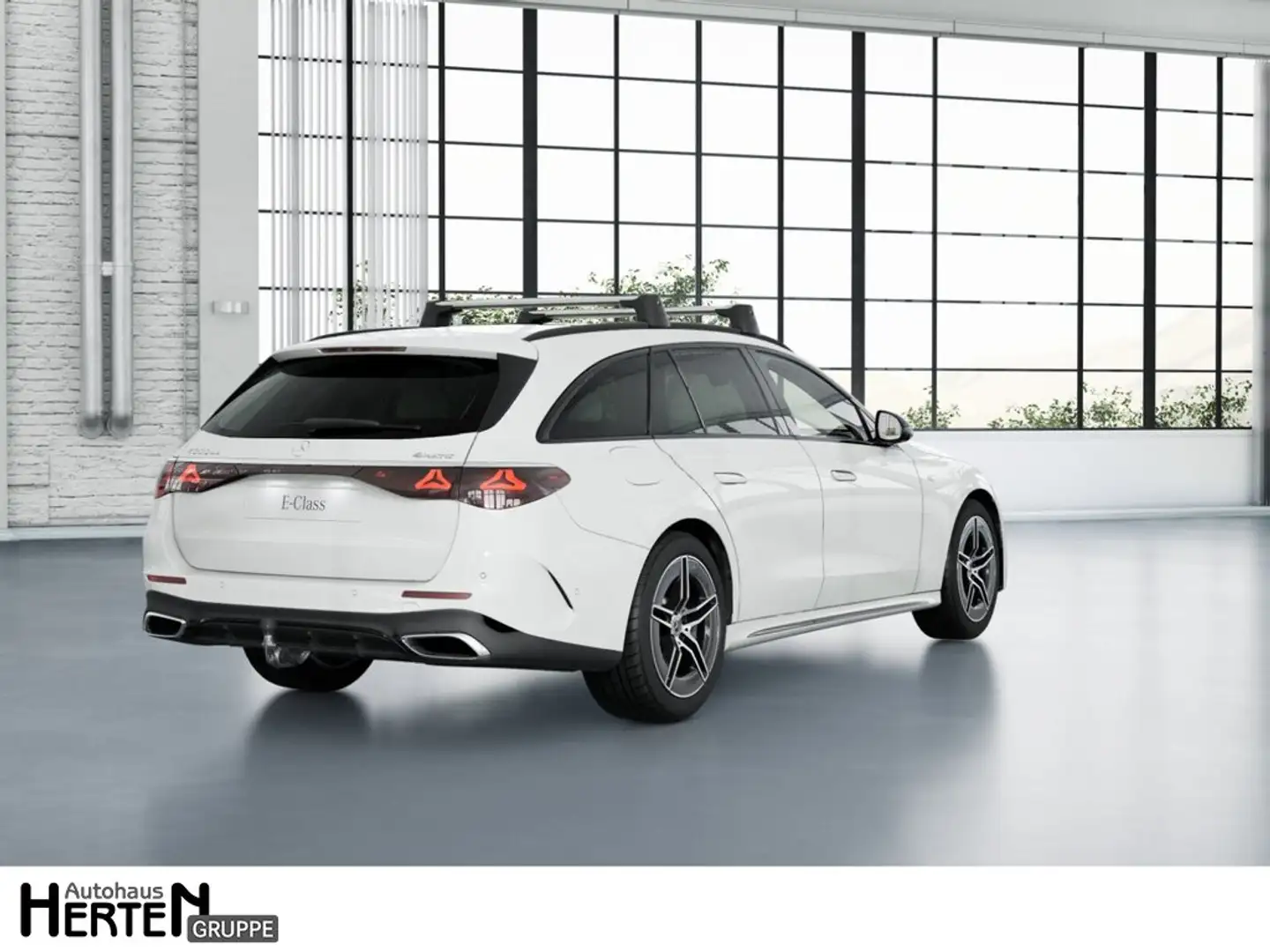 Mercedes-Benz E 300 T de 4M+AMG PREMIUM+DISTRONIC+PANO+AHK Weiß - 2