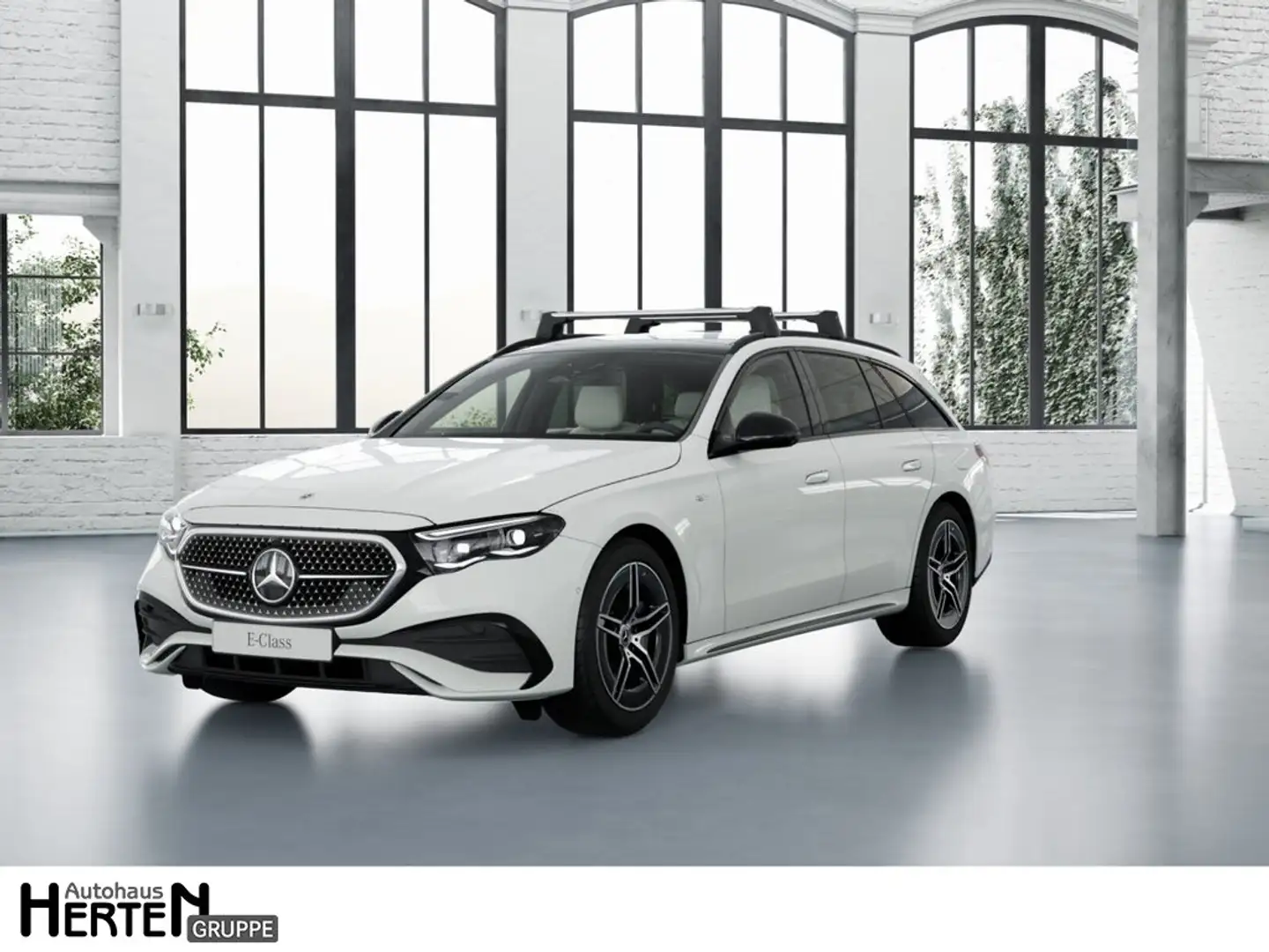 Mercedes-Benz E 300 T de 4M+AMG PREMIUM+DISTRONIC+PANO+AHK Weiß - 1