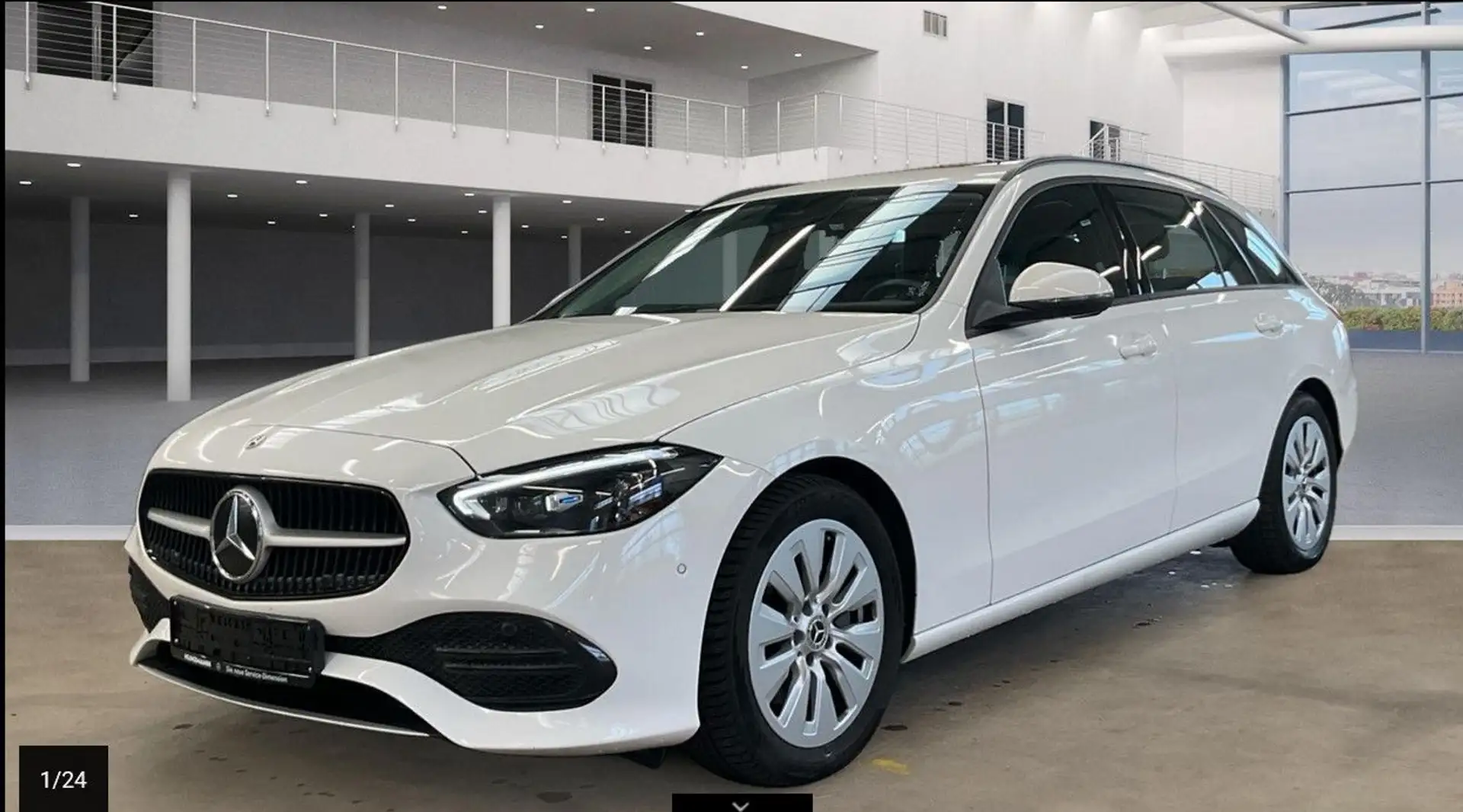 Mercedes-Benz C 200 T d Kamera*Mubeam*Navi*TW* Digitaler Tacho Weiß - 2