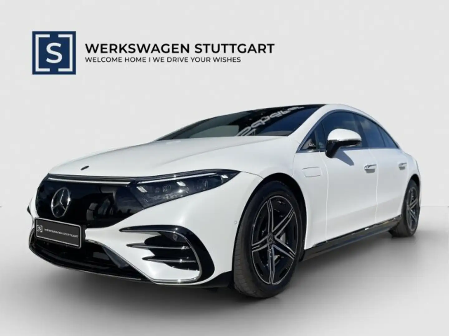 Mercedes-Benz EQS EQS 580 4M AMG 20" NAPPA MAGNO 4xMassage NP179 Weiß - 1