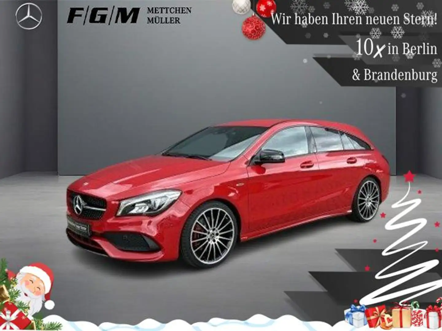 Mercedes-Benz CLA 250 SB 4M AMG Line Night|Sitzhz|Keyless|LED Rouge - 1