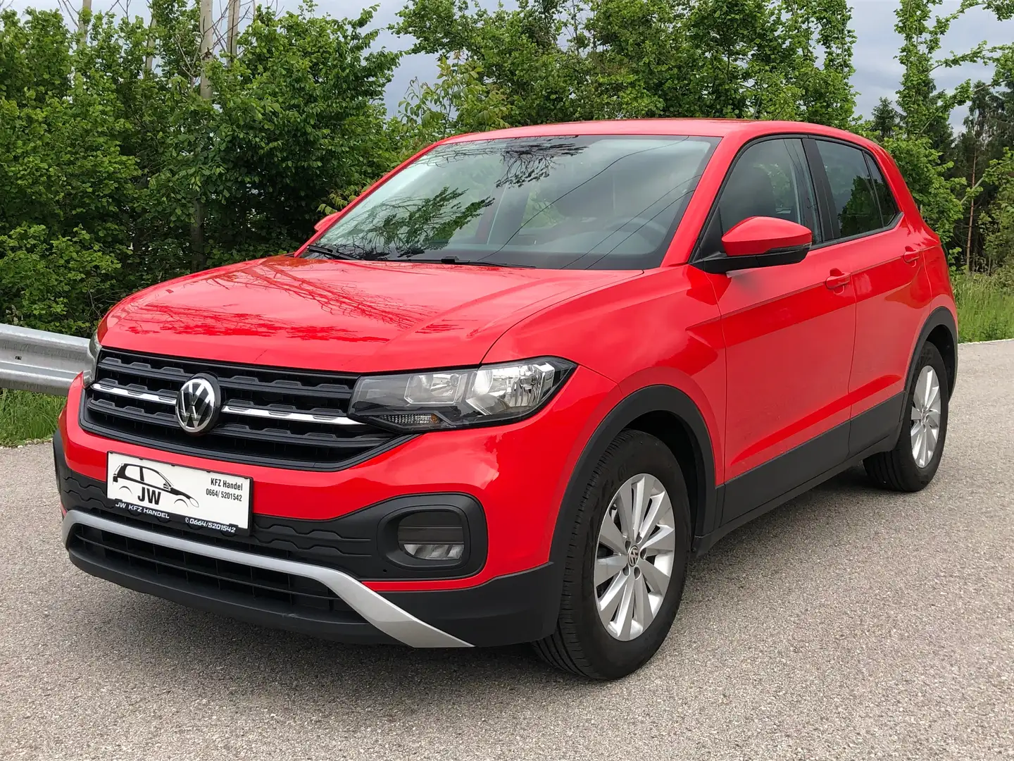 Volkswagen T-Cross Service gepflegt, 1A Zustand Rot - 1