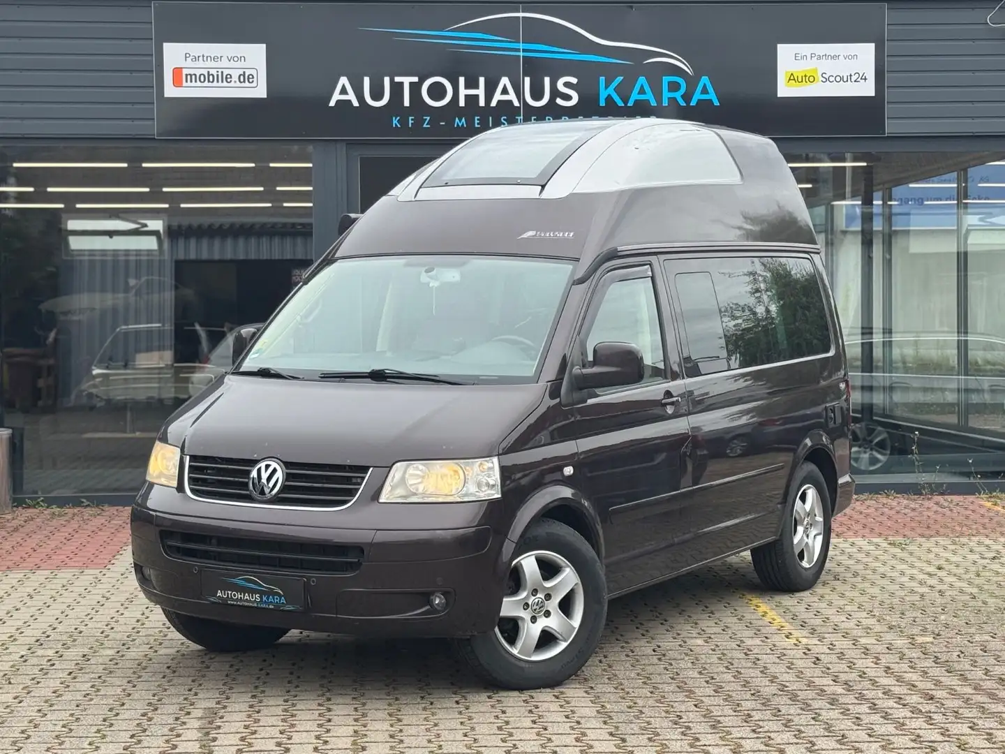 Volkswagen T5 California Polyroof Hochdach Rot - 1