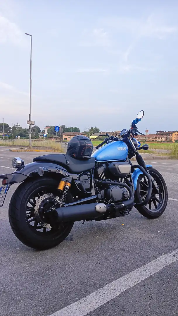 Yamaha XV 950 Bolt racer Blauw - 2