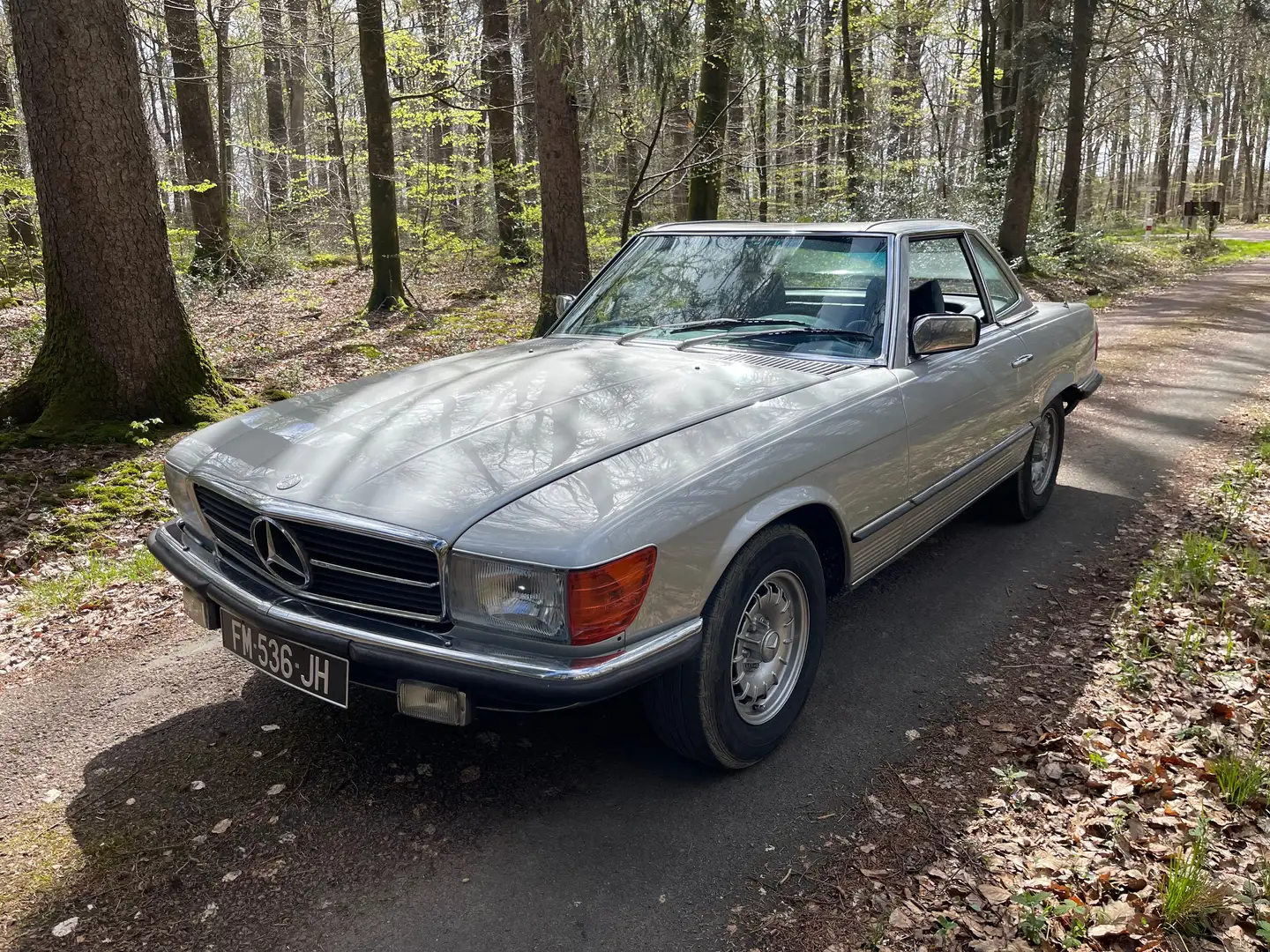 Mercedes-Benz SL 450 srebrna - 1