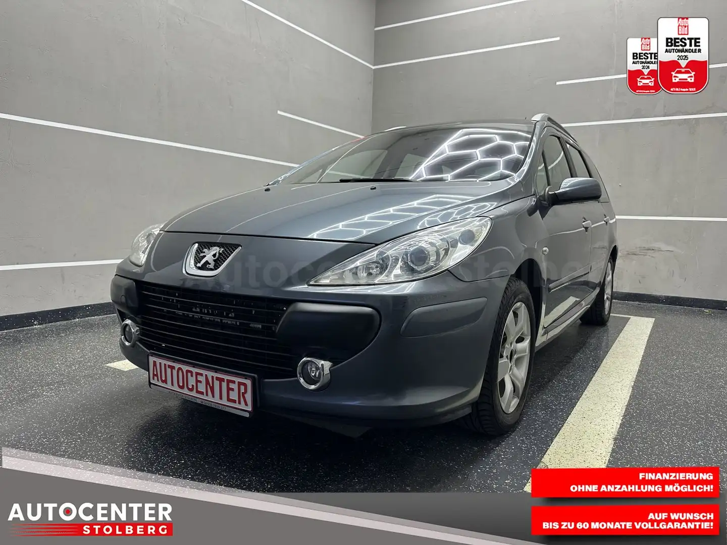 Peugeot 307 SW Premium "PANO-KLIMA-CD-PDC ALU" Grau - 1