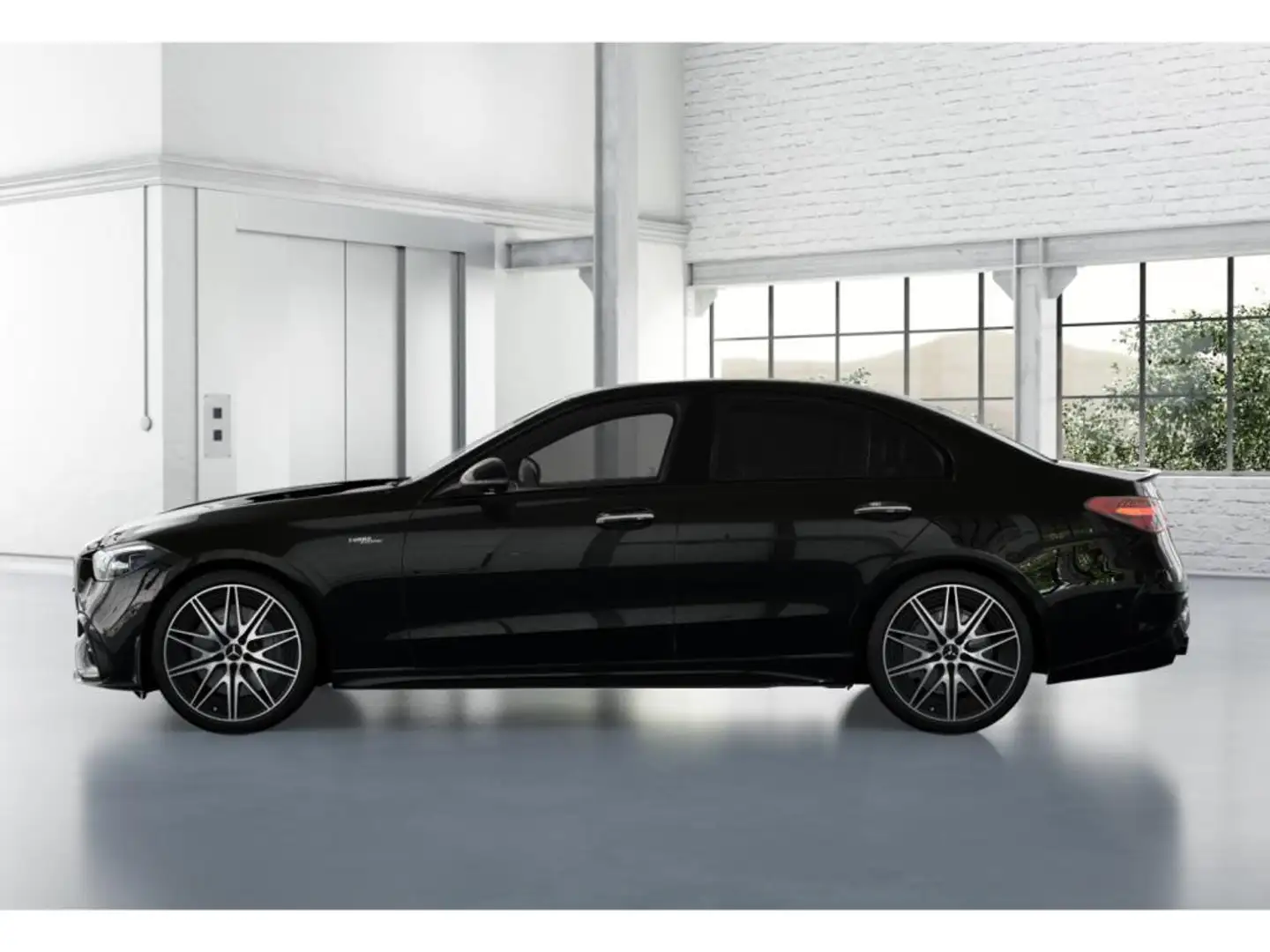 Mercedes-Benz C 43 AMG 4M Limousine MBUX+360°+DIG-LED+Fahrassi Schwarz - 2