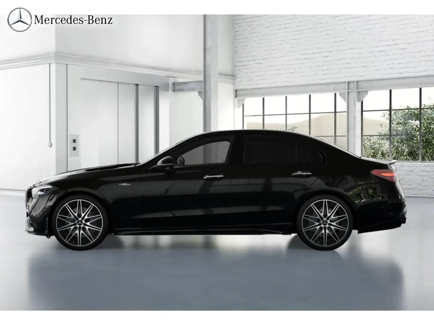 Mercedes-Benz C 43 AMG 4M Limousine MBUX+360°+DIG-LED+Fahrassi Negru - 2