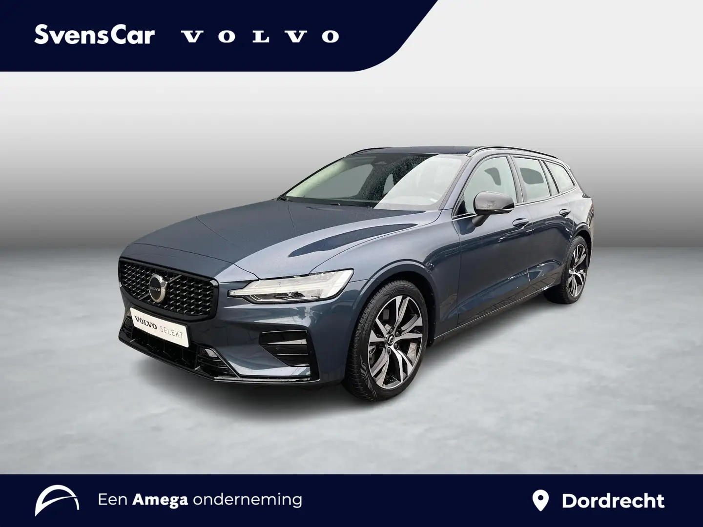 Volvo V60 2.0 B4 Plus Dark | Lederen bekleding | Stoelverwar Blauw - 1