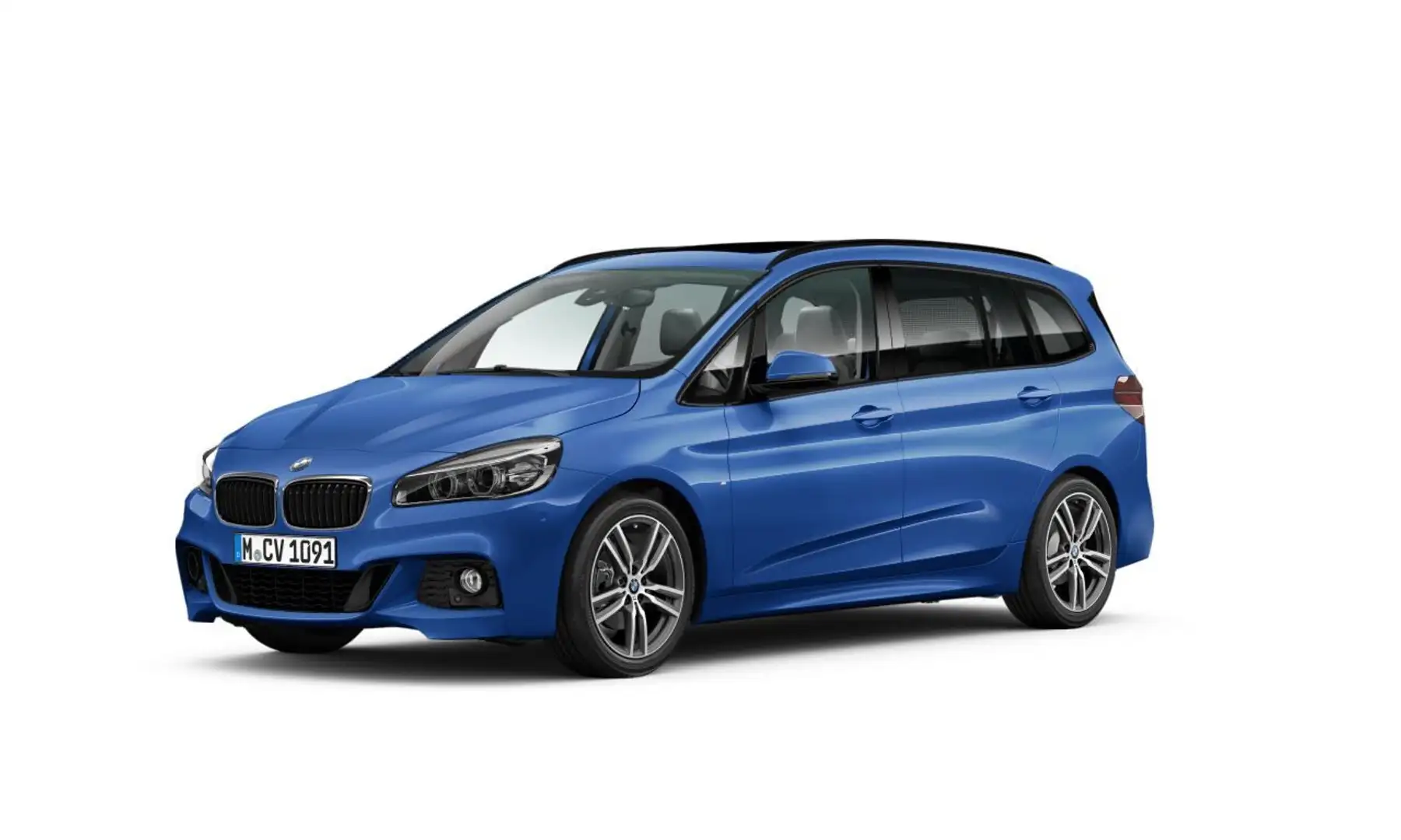 BMW 220 220xd Gran Tourer M Sport LED Navi DA+ Pano AHK! Blauw - 1