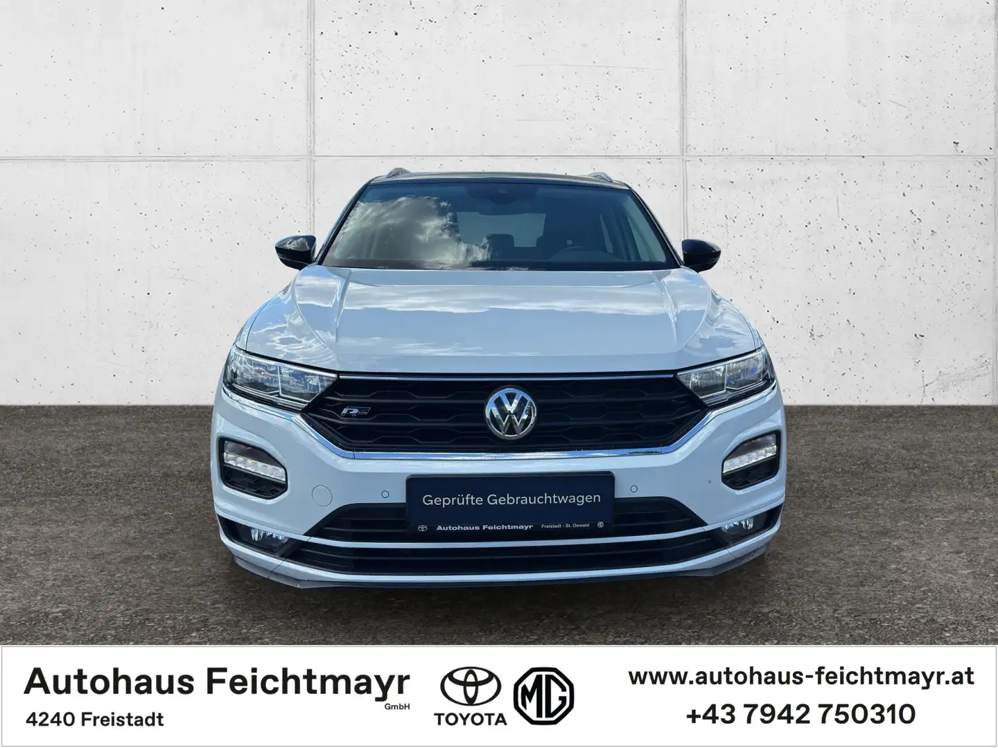 Volkswagen T-Roc 1,0 TSI Design 5t. Weiß - 2