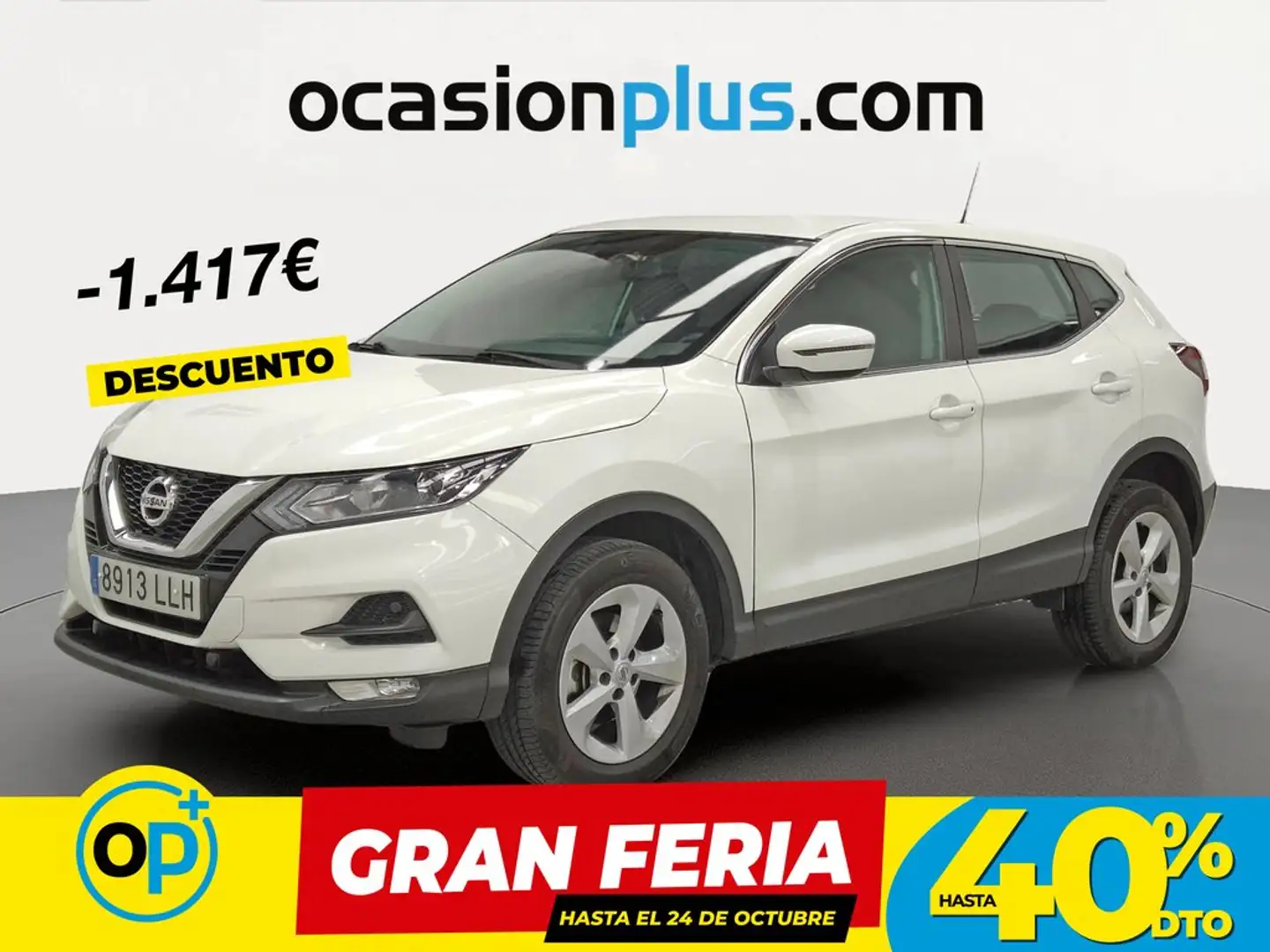 Nissan Qashqai 1.5dCi Acenta 4x2 85kW Blanco - 1