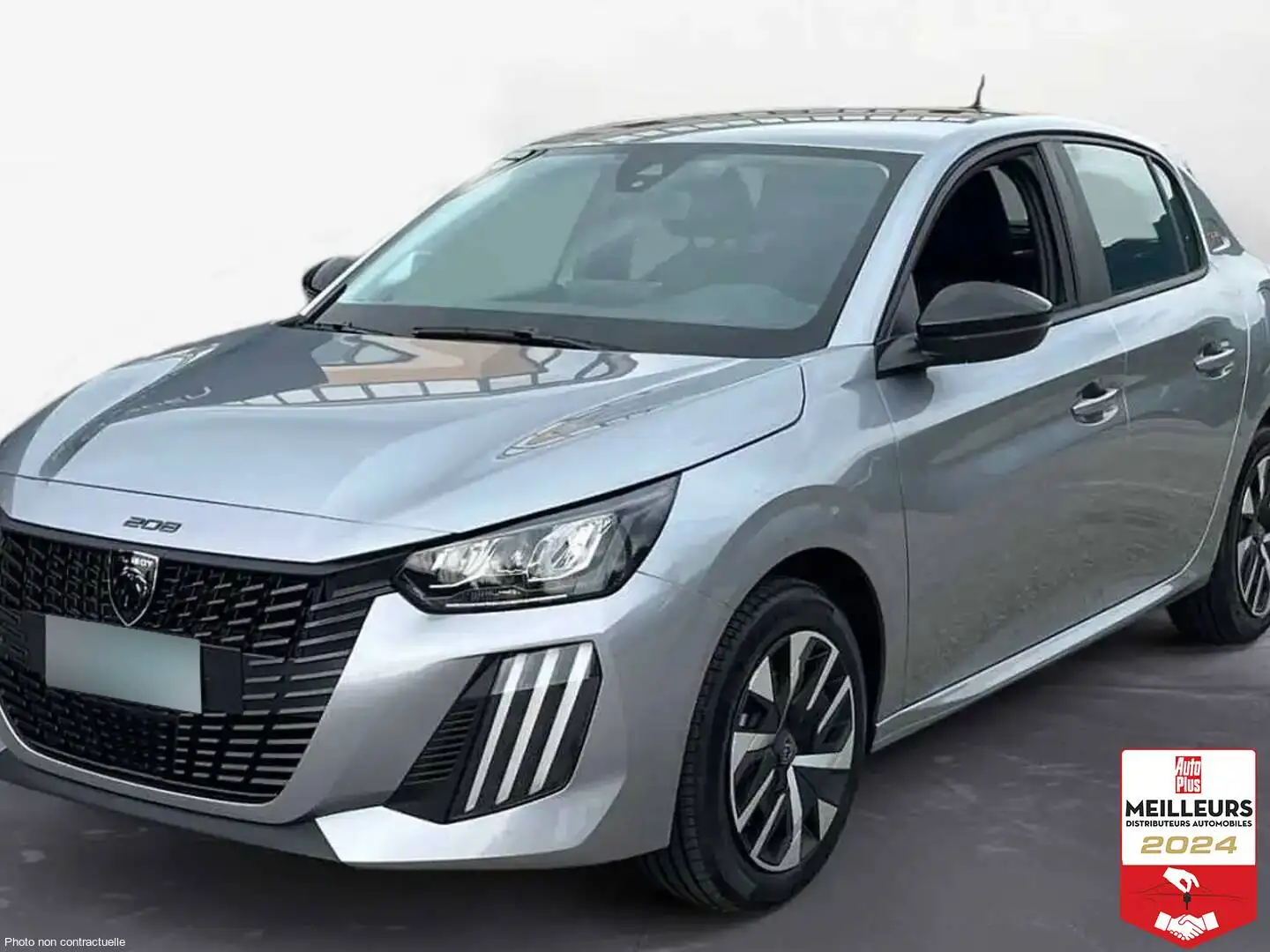 Peugeot 208 Hybrid 100 e-DCS6 Style Gris - 1