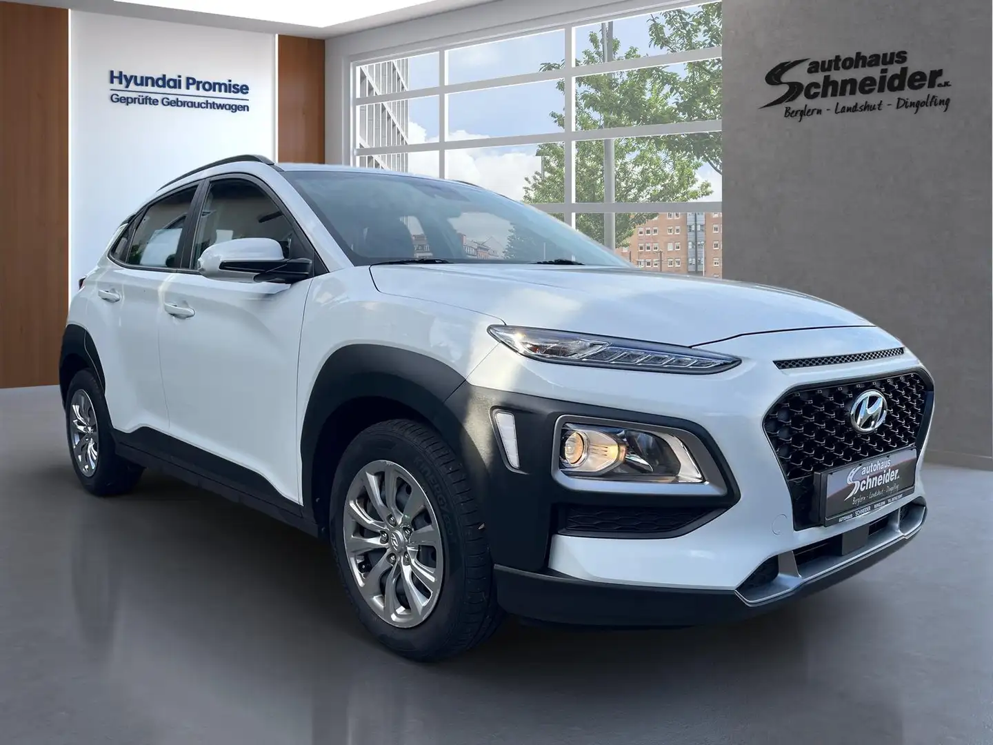 Hyundai KONA 1.0 TGDi 6-MT Select / Bluetooth / 3,5-Zoll-Monoch Blanc - 2