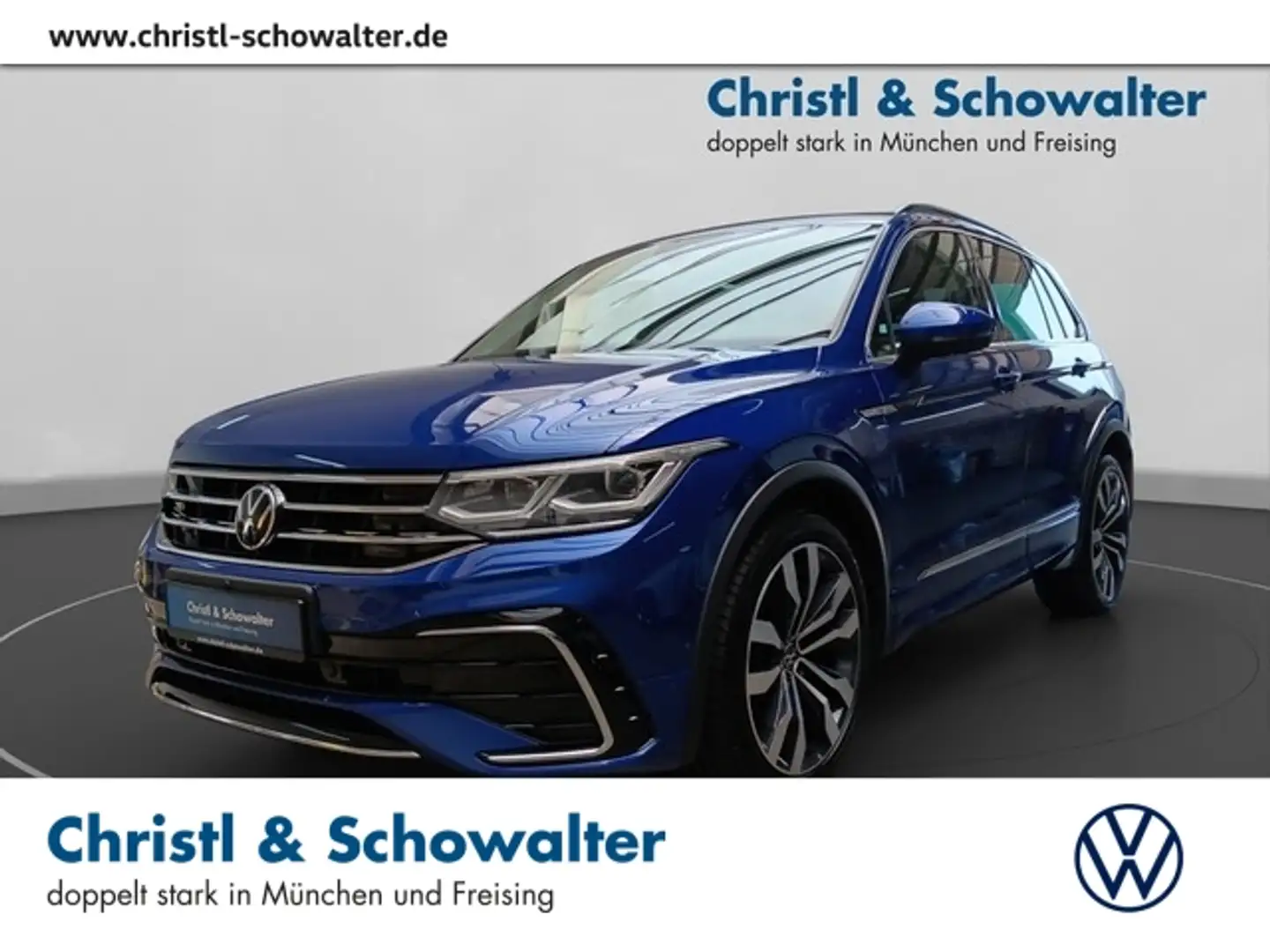Volkswagen Tiguan 2.0 TDI R-Line PANO STHZ RFK 3ZAC MATRIX Blauw - 1