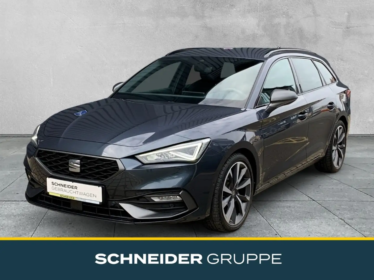 SEAT Leon SPORTSTOURER 1.5 eTSI DSG FR LED+NAVI+AHK Grau - 1