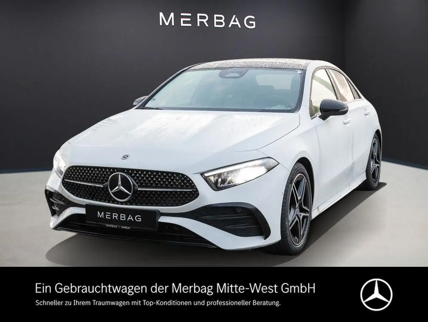 Mercedes-Benz A 200 Limousine Pano SpurW W-Paket S-Sitz LED Weiß - 1