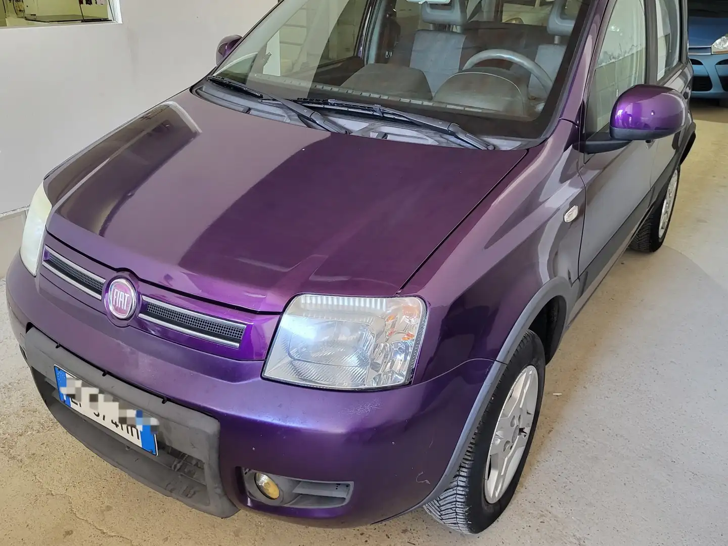 Fiat Panda 1.3 mjt 16v Climbing 4x4 75cv Violett - 1